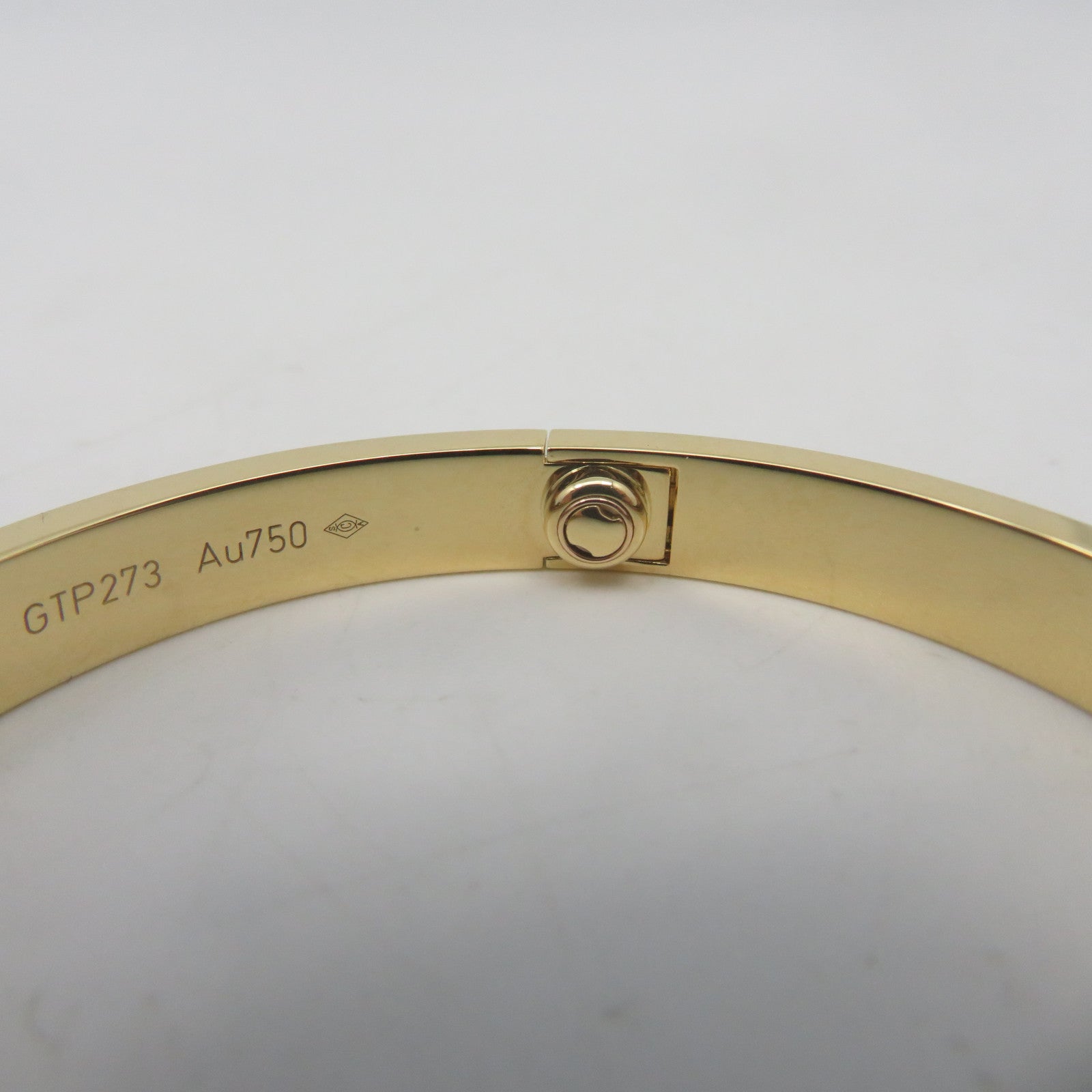 CARTIER 18K黃金Love Bracelet手鐲Cartier#18