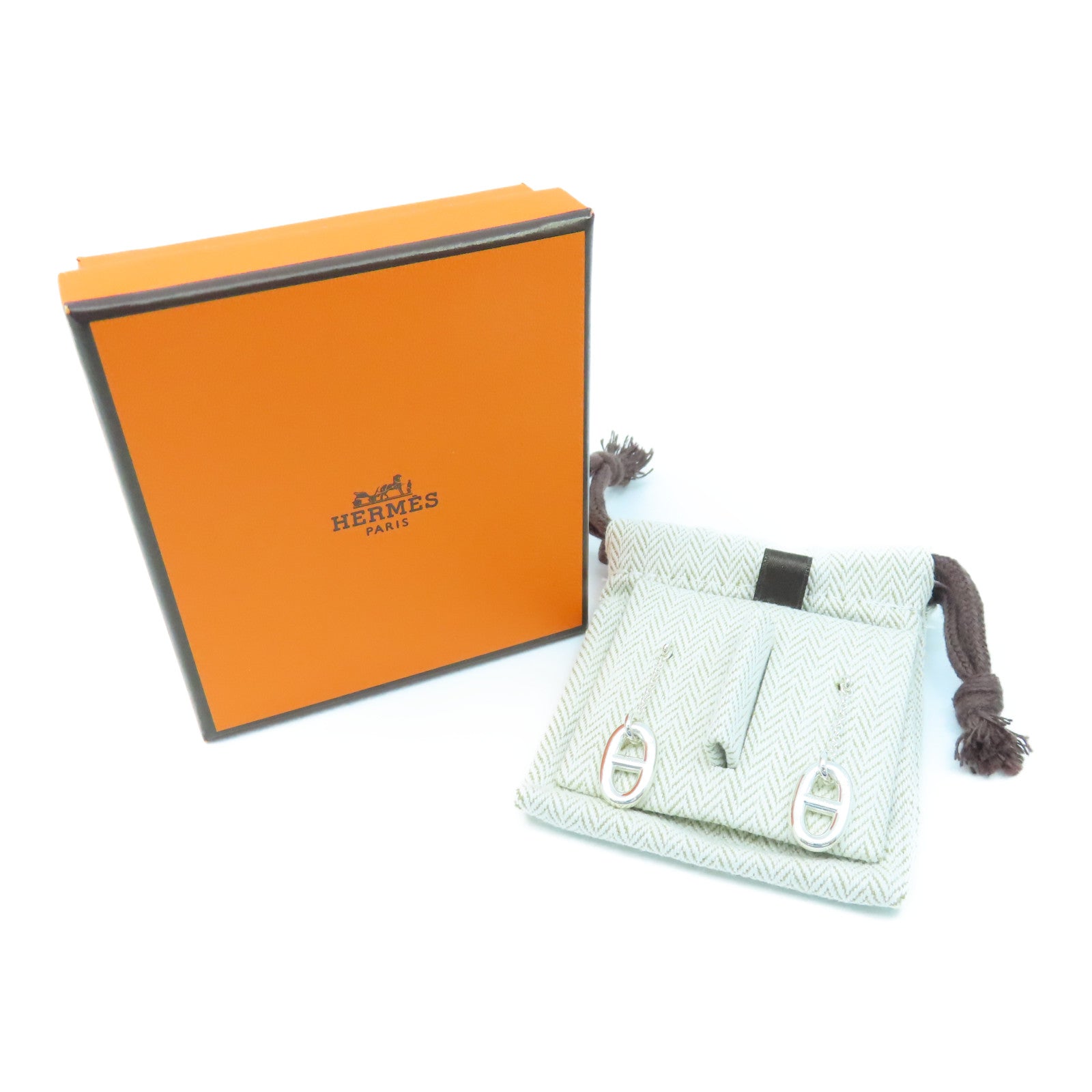 HERMES 925纯银Farandole Earrings耳环
