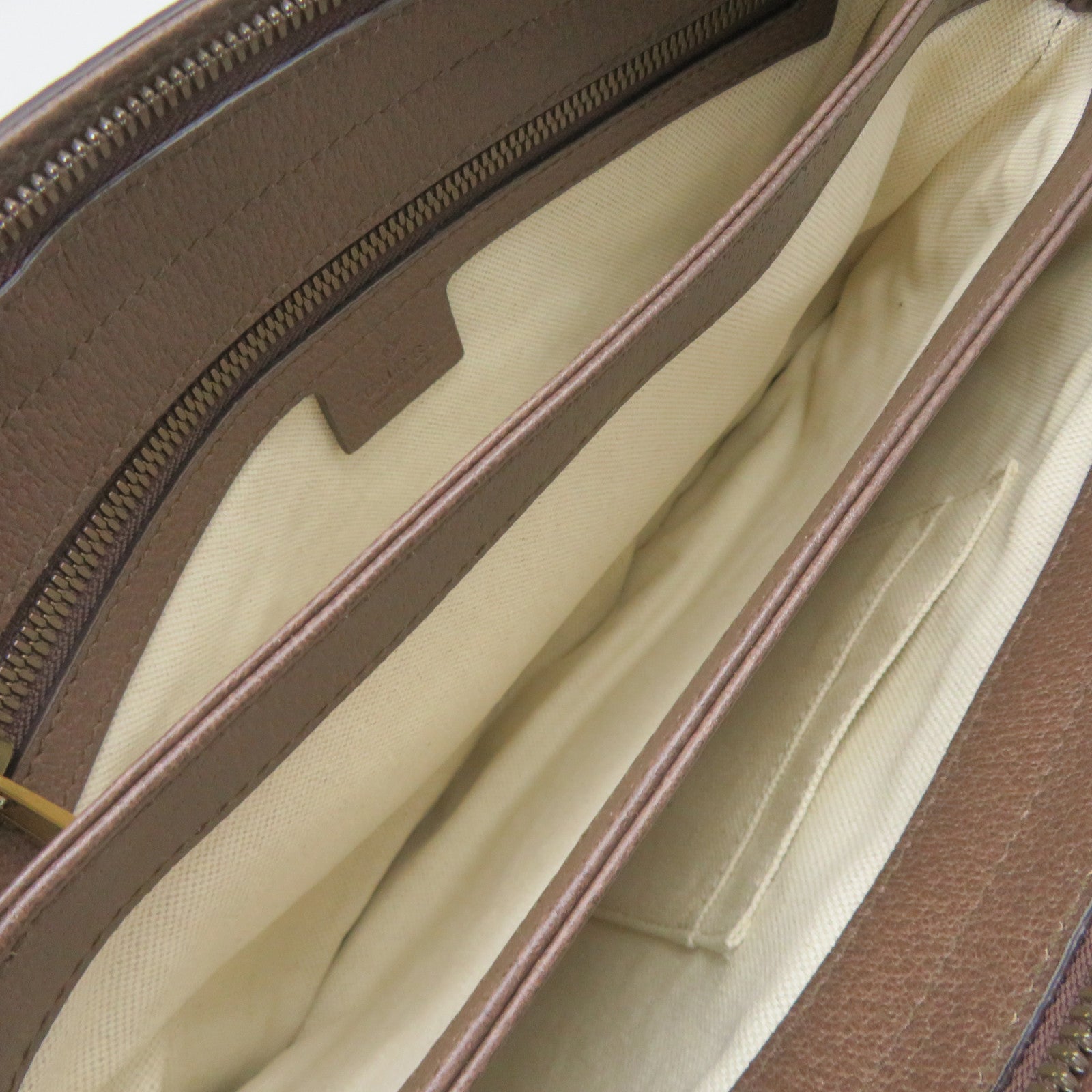 GUCCI 【激減優惠】塗層帆布Ophidia Shoulder Bag肩背袋啡色