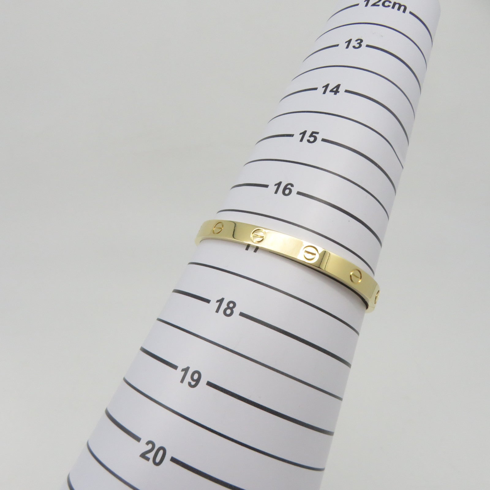 CARTIER 18K黃金Love Bracelet手鐲Cartier#18