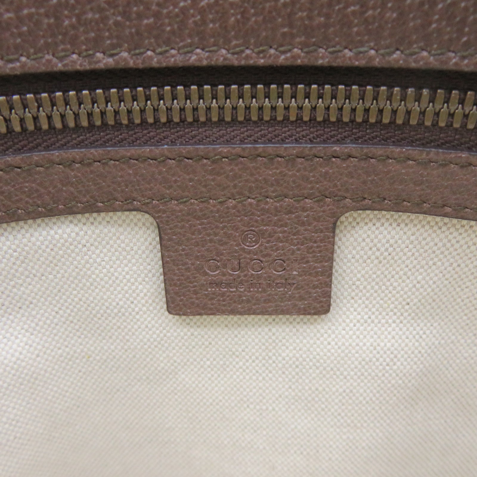 GUCCI 【激減優惠】塗層帆布Ophidia Shoulder Bag肩背袋啡色