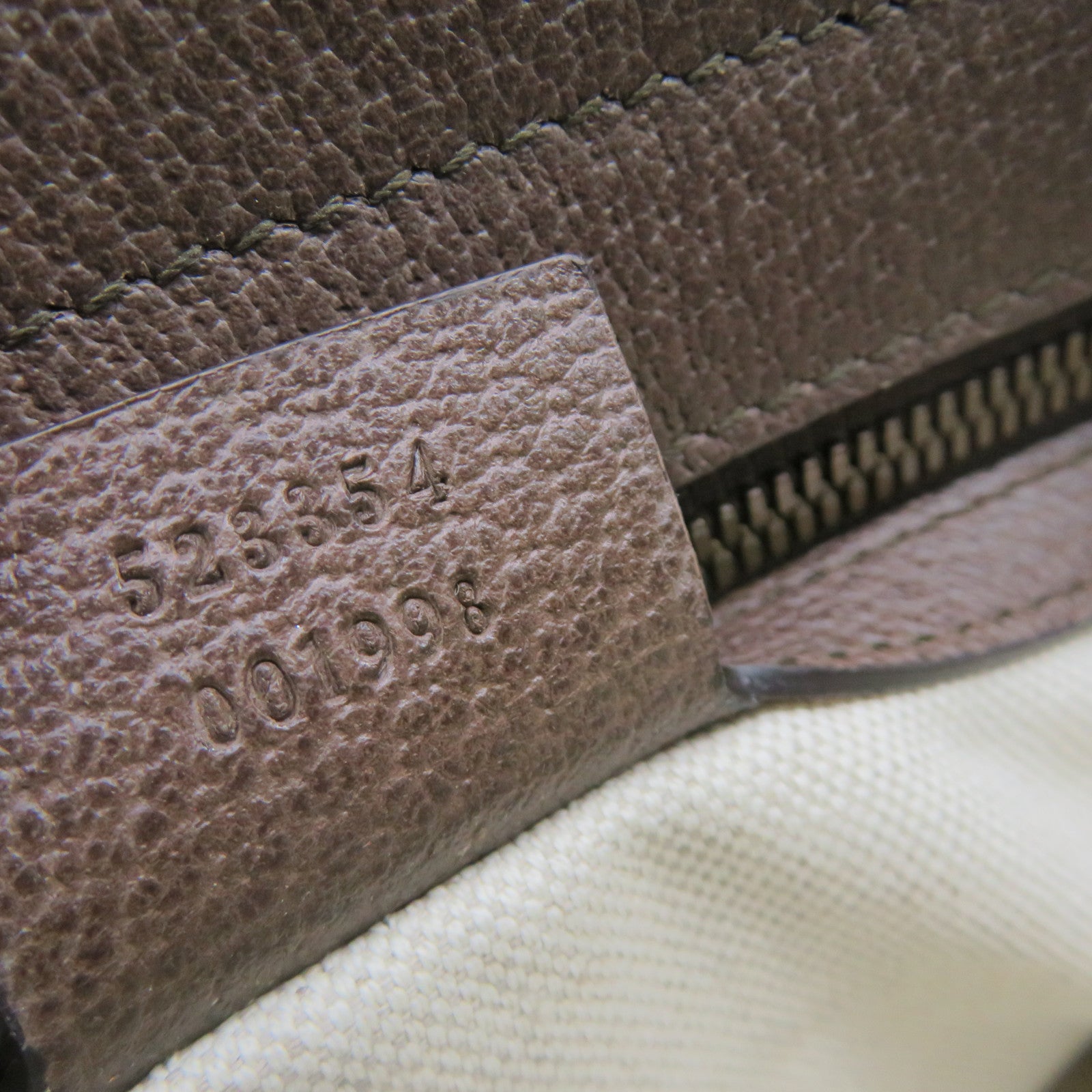 GUCCI 【激減優惠】塗層帆布Ophidia Shoulder Bag肩背袋啡色