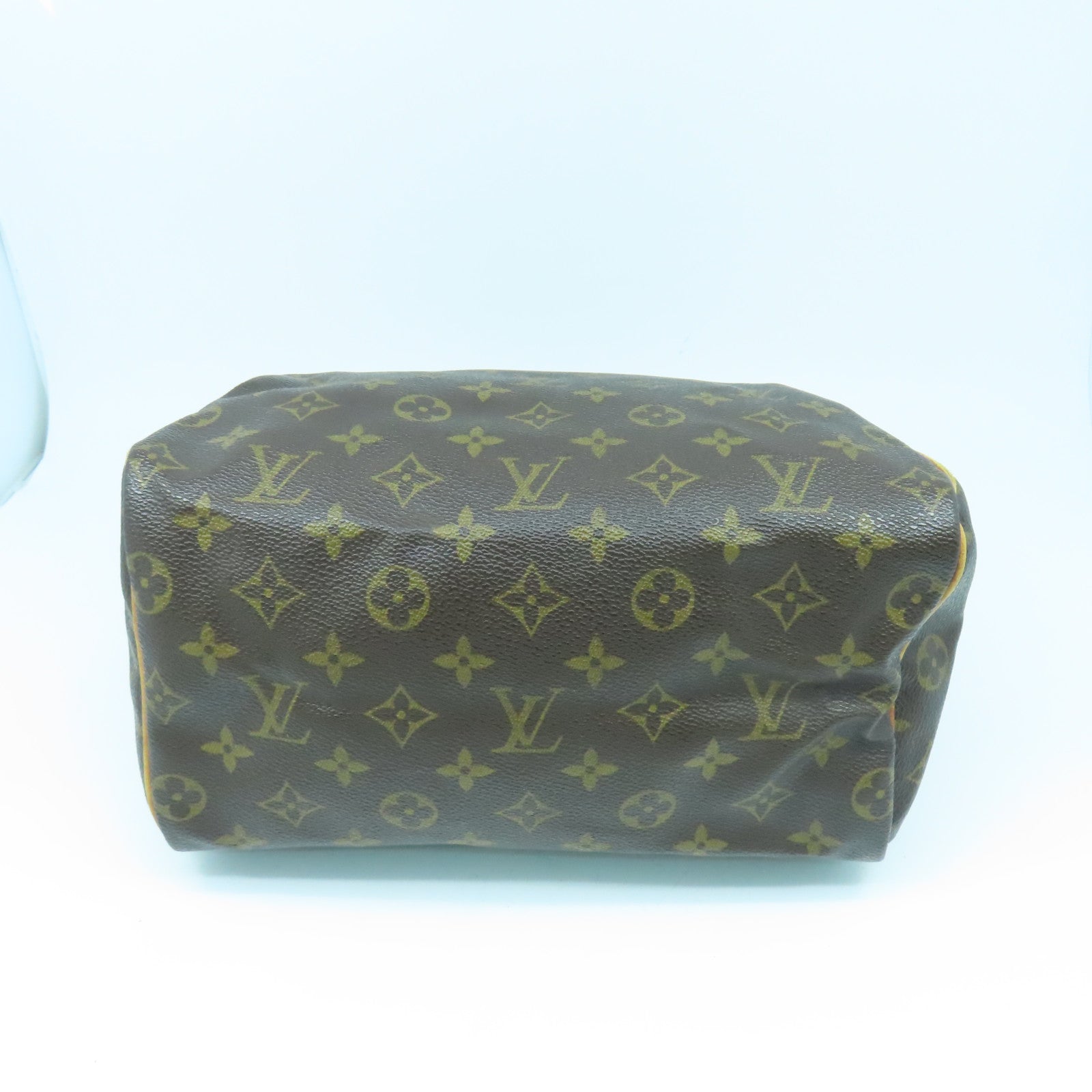 LOUIS VUITTON Monogram Speedy 25金扣手挽袋啡色