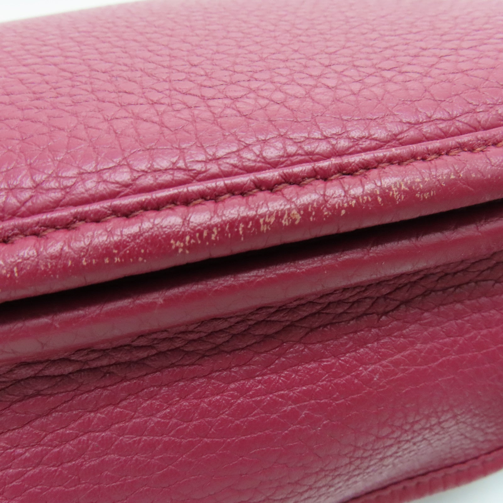 HERMES Clemence皮革Evelyne PM银扣肩背袋红色