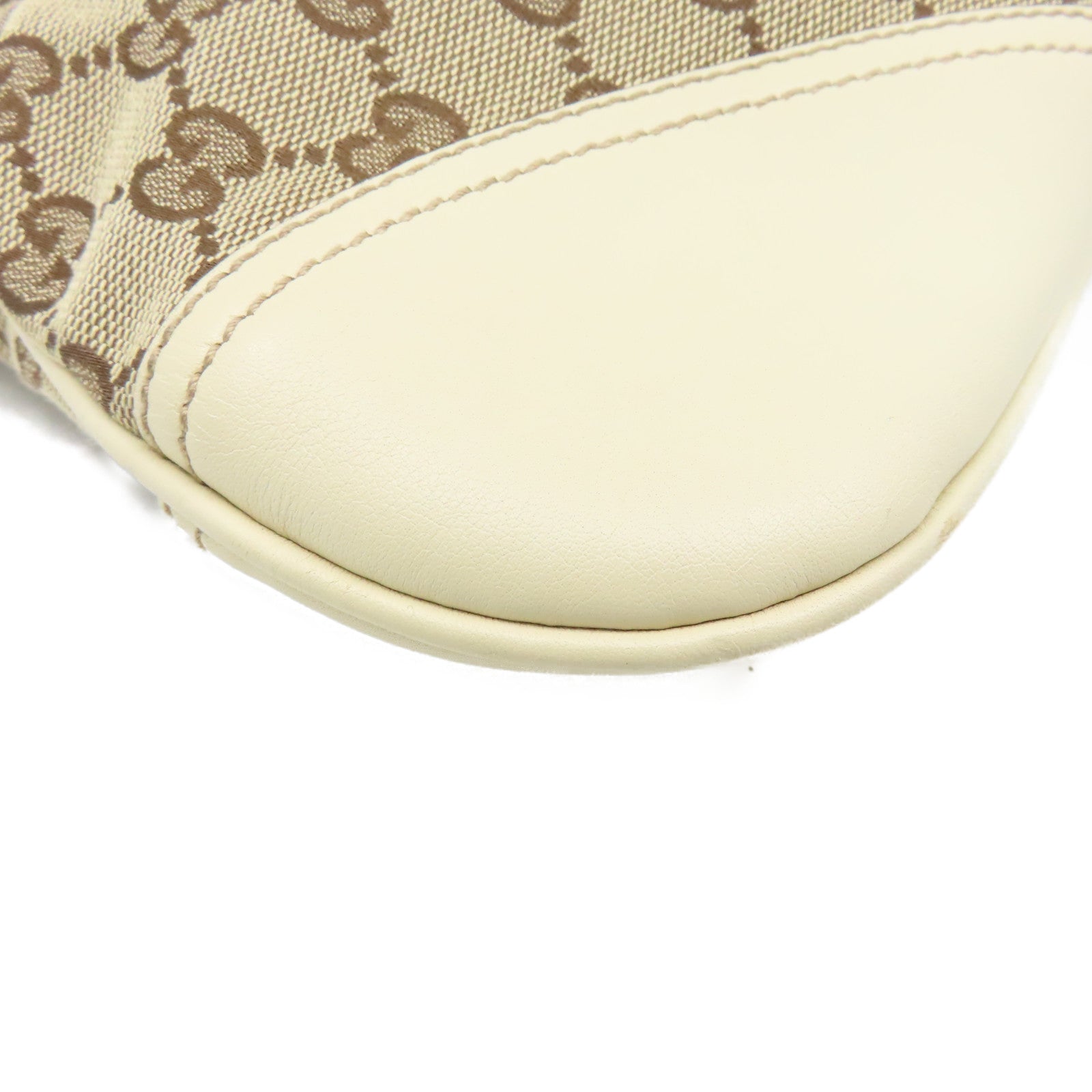 GUCCI GG帆布Shoulder Bag肩背袋啡色/米白色