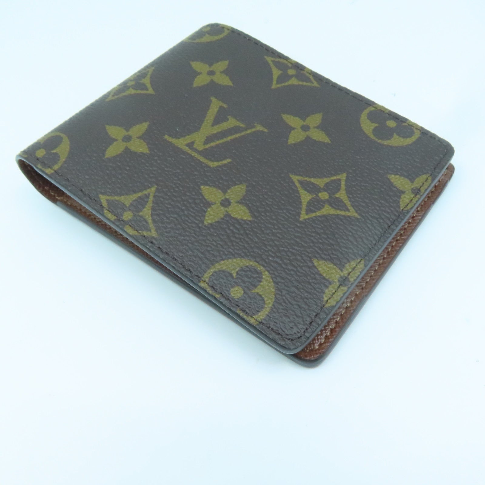 LOUIS VUITTON Monogram Multiple Wallet钱包啡色