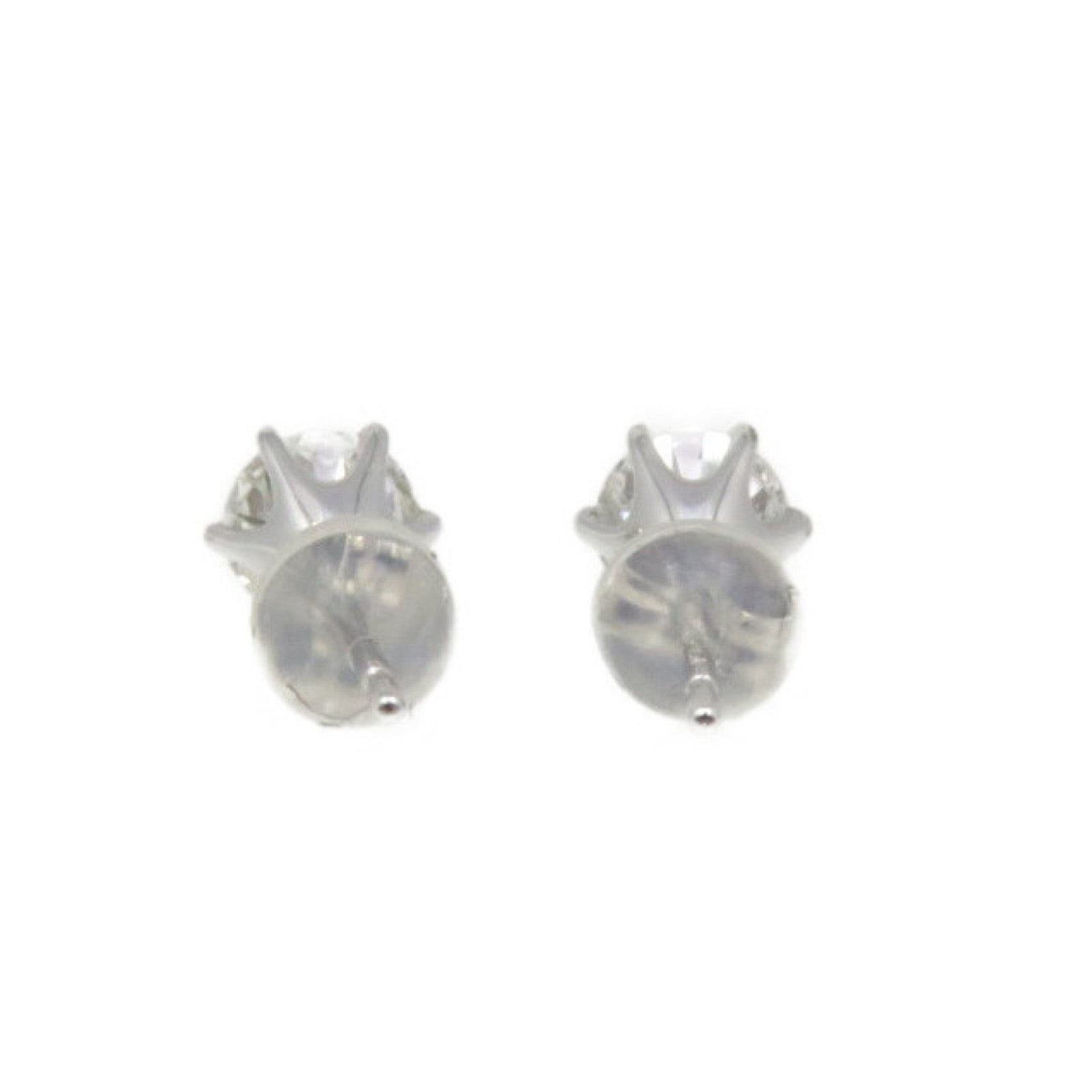 JEWELRY 18K白金/1.0ct钻石Diamond Earrings耳环