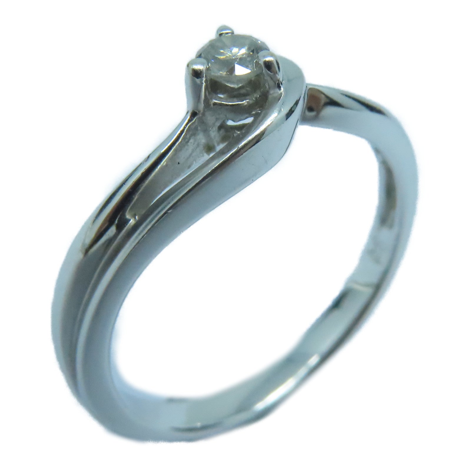 JEWELRY 【激減優惠】18K白金Diamond Ring鑽石戒指US#6