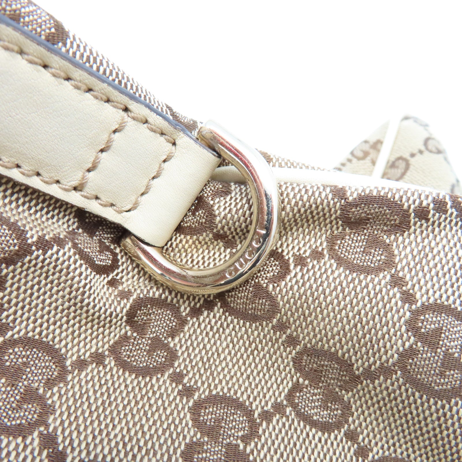 GUCCI GG帆布Shoulder Bag肩背袋啡色/米白色
