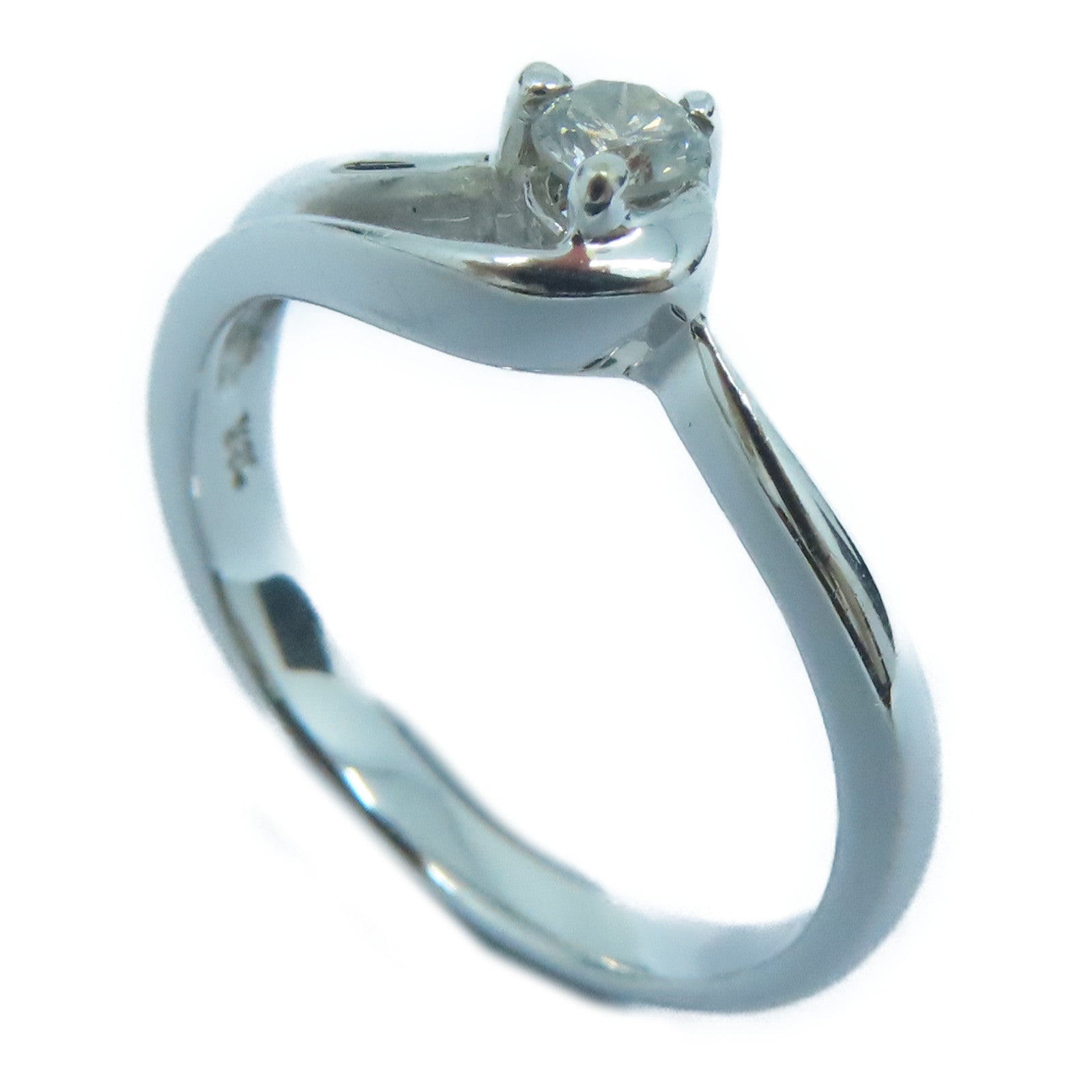 JEWELRY 【激減優惠】18K白金Diamond Ring鑽石戒指US#6