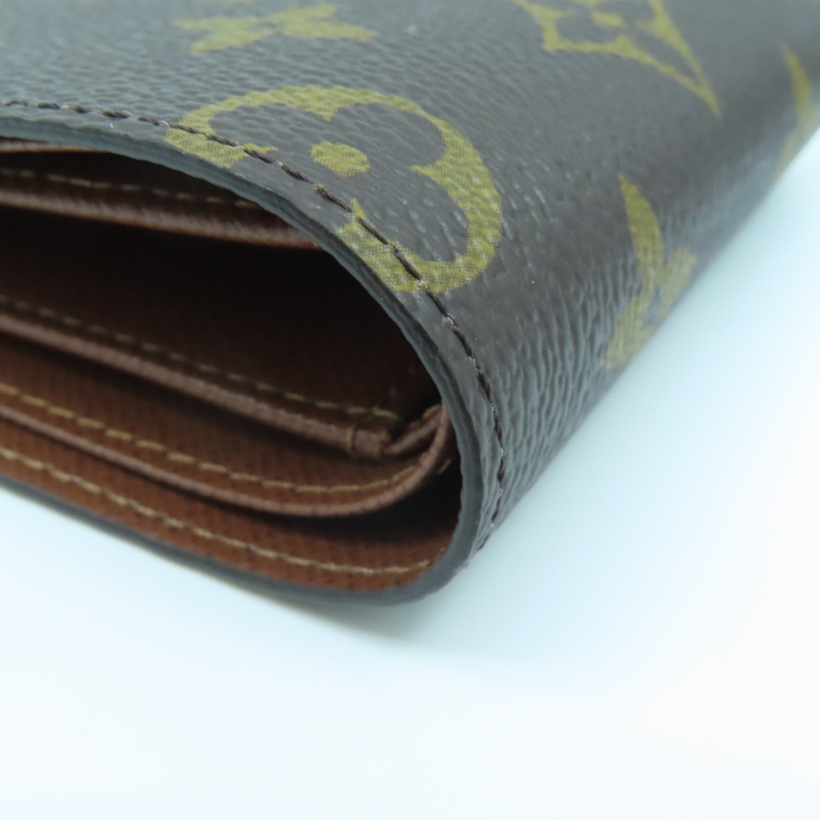 LOUIS VUITTON Monogram Multiple Wallet钱包啡色