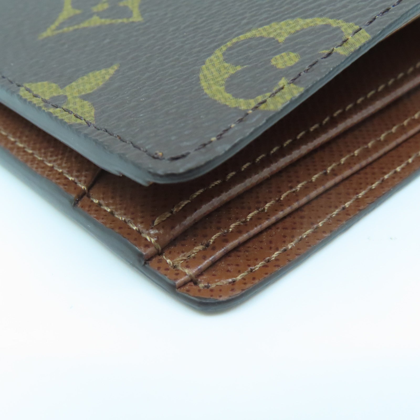 LOUIS VUITTON Monogram Multiple Wallet钱包啡色
