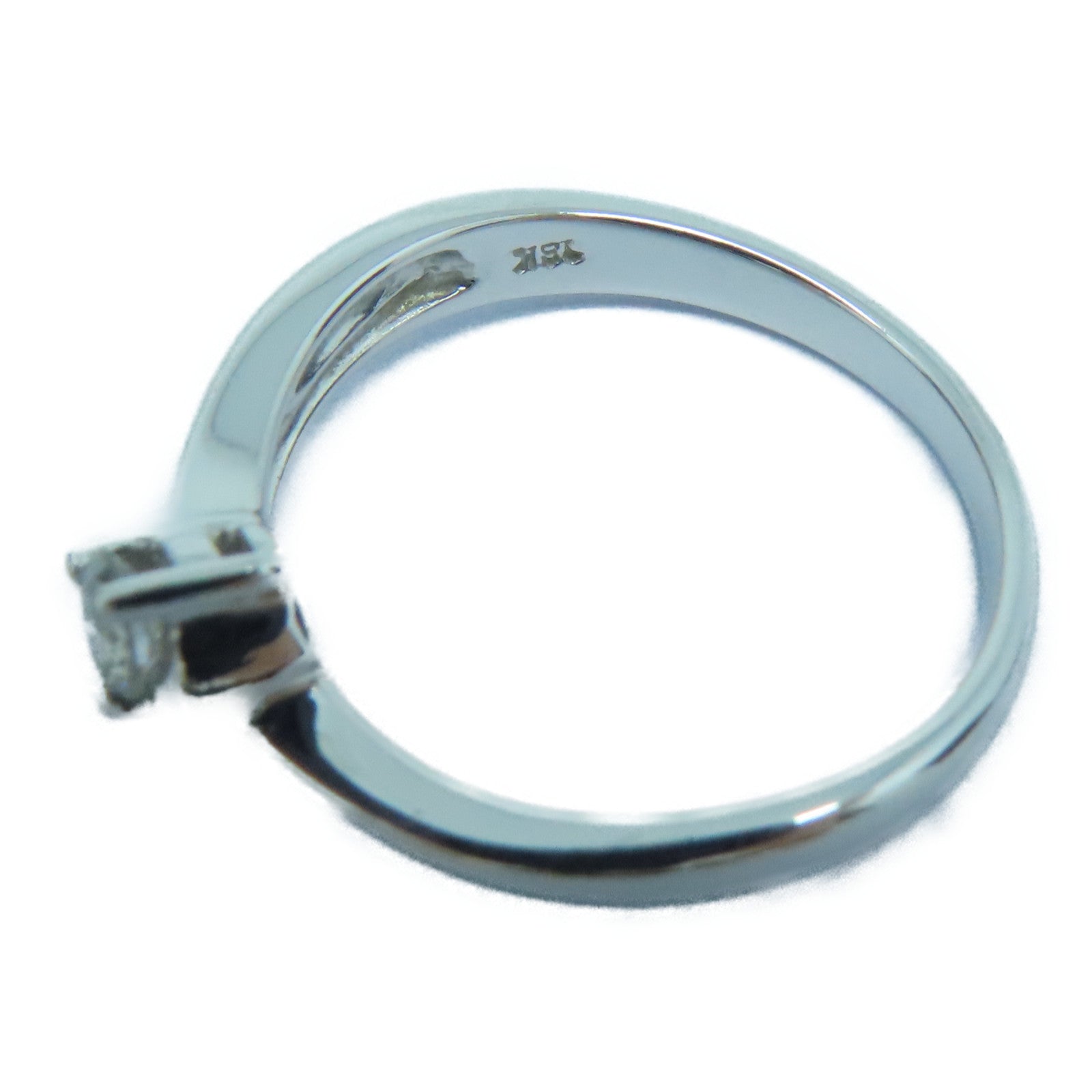 JEWELRY 【激減優惠】18K白金Diamond Ring鑽石戒指US#6
