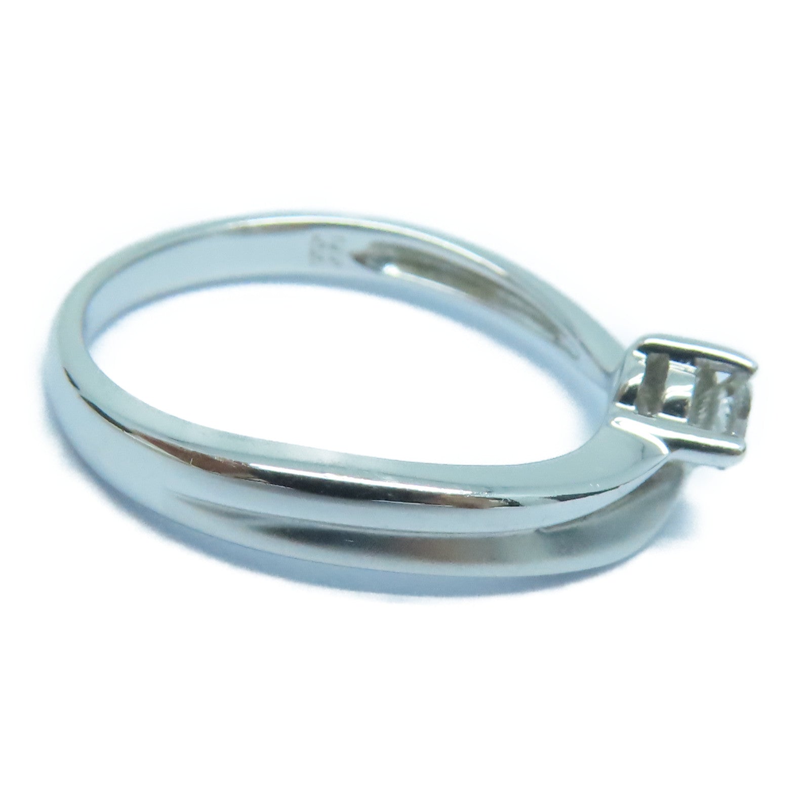 JEWELRY 【激減優惠】18K白金Diamond Ring鑽石戒指US#6