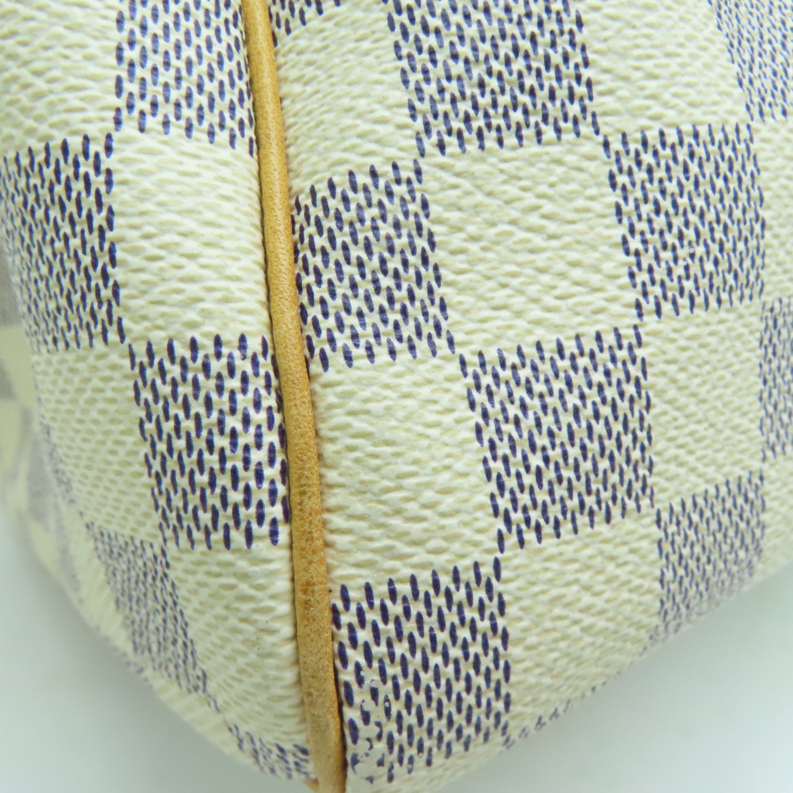 LOUIS VUITTON [Sharp Discount] Damier Azur Speedy 30 Gold Buckle Hand Bag Beige