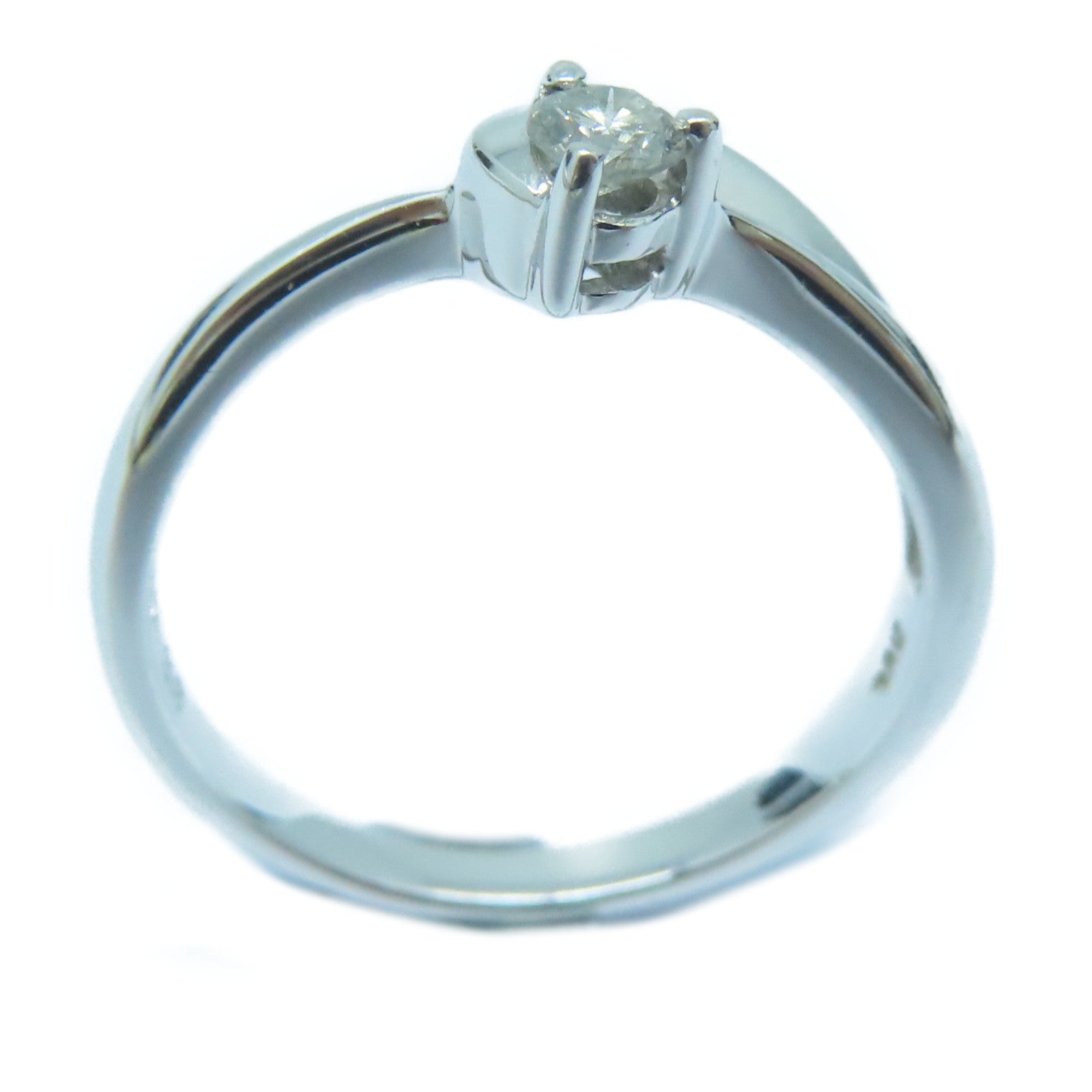 JEWELRY 【激減優惠】18K白金Diamond Ring鑽石戒指US#6