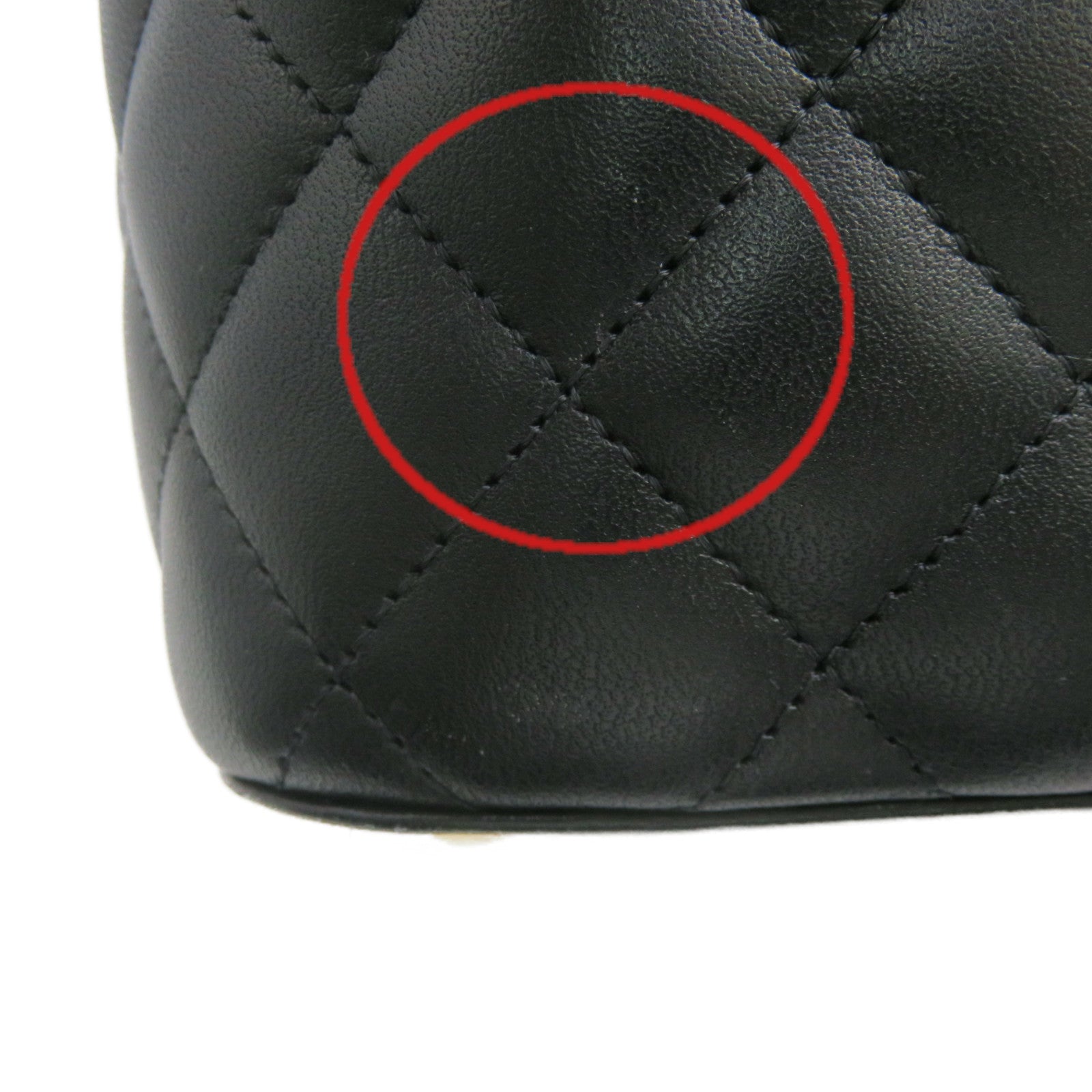CHANEL 【激減優惠】菱格羊皮皮革金扣Small Vanity Case 2way Shoulder Bag鏈帶手挽肩背兩用袋黑色