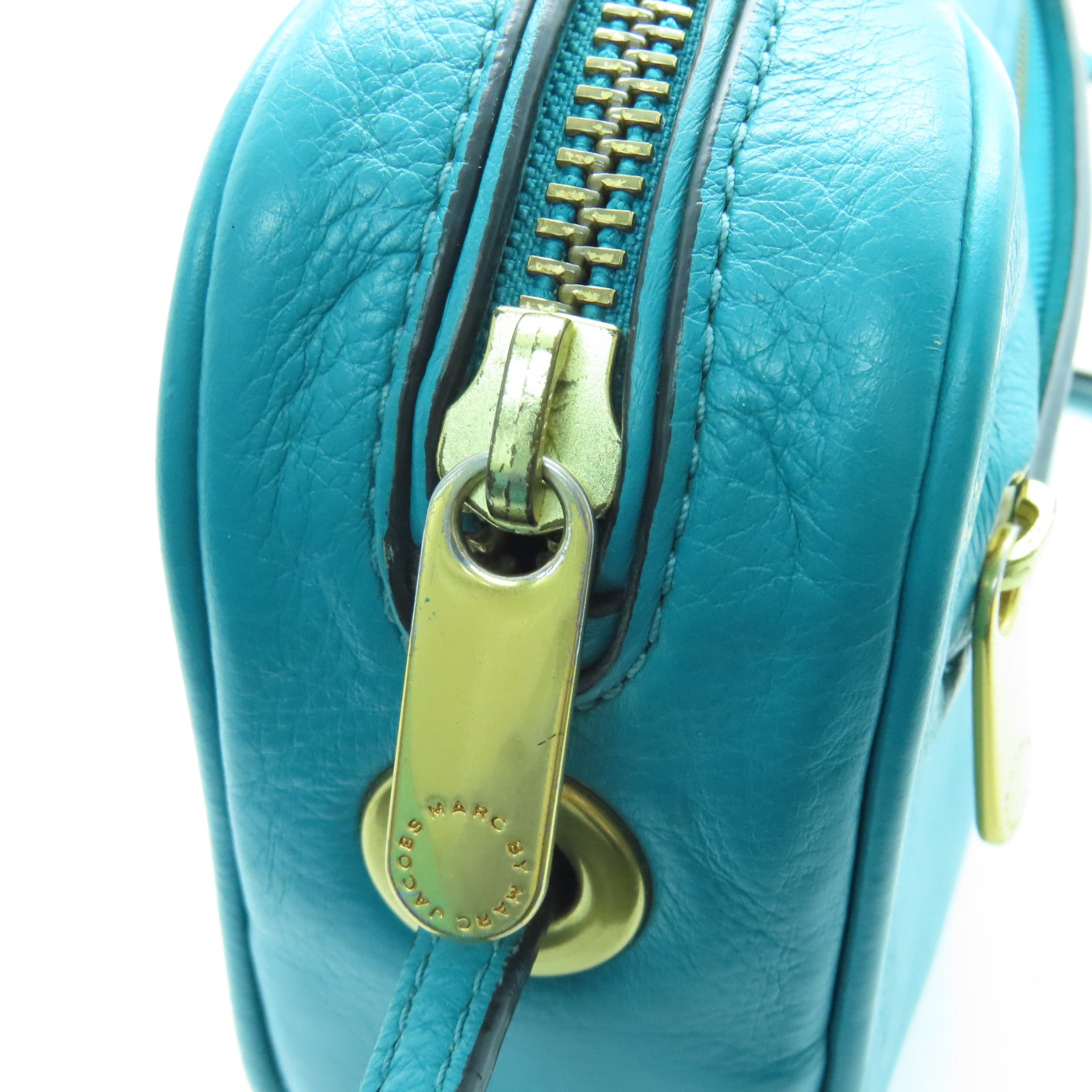 MARC BY MARC JACOBS 牛皮皮革Shoulder Bag金扣肩背袋绿色
