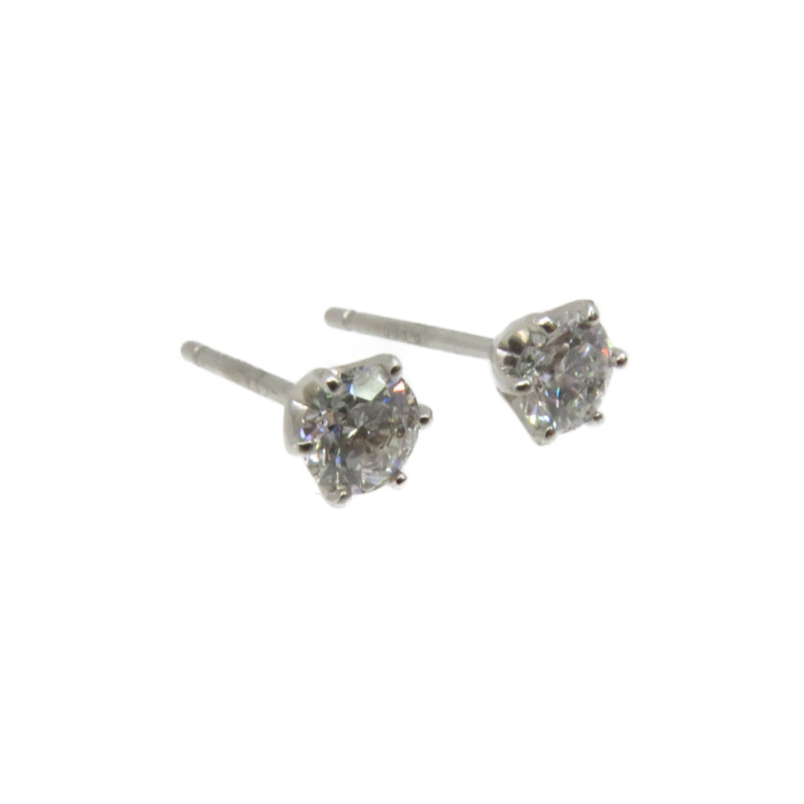 JEWELRY 【激減優惠】PT900鉑金/ 0.50ct鑽石Diamond Earrings耳環