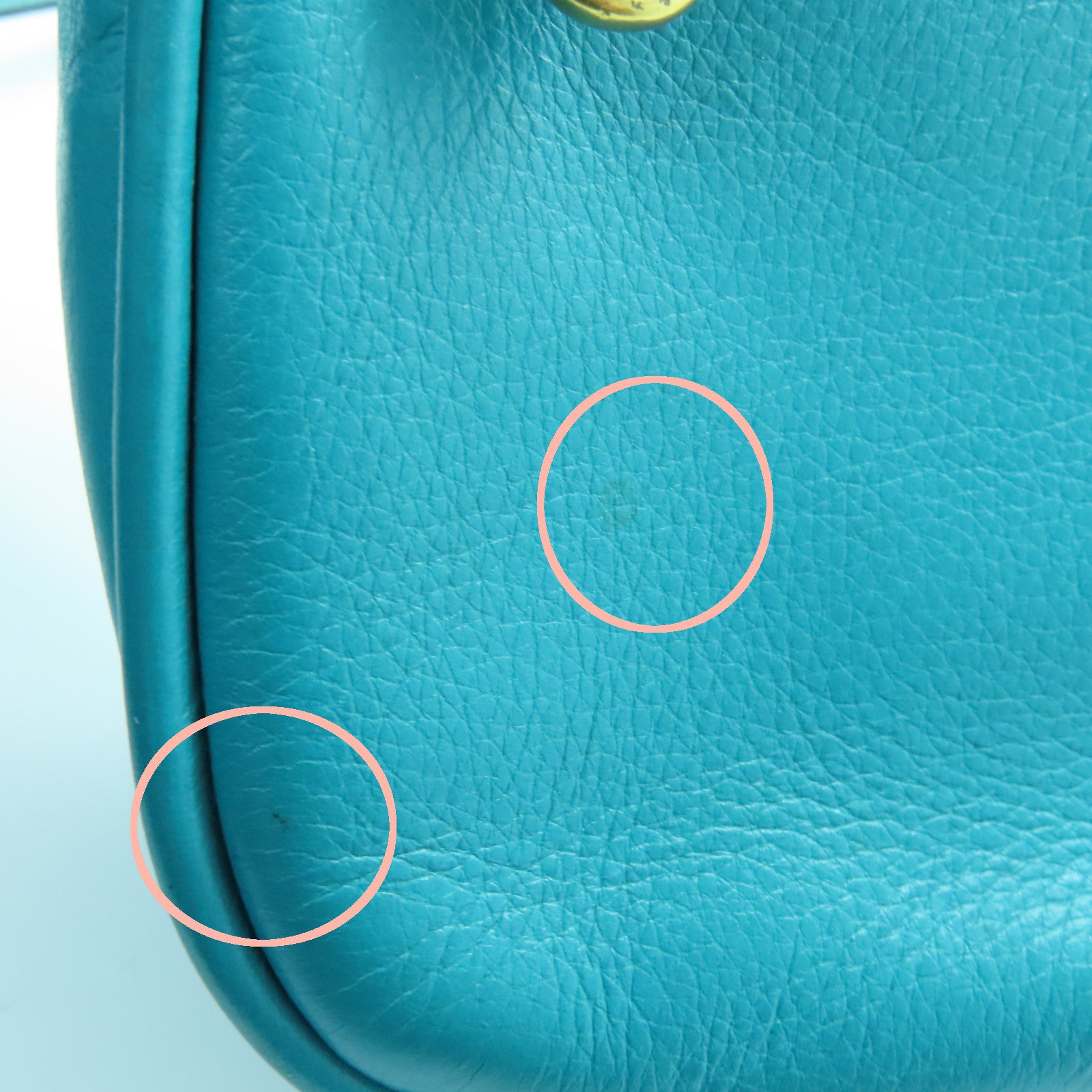 MARC BY MARC JACOBS 牛皮皮革Shoulder Bag金扣肩背袋绿色
