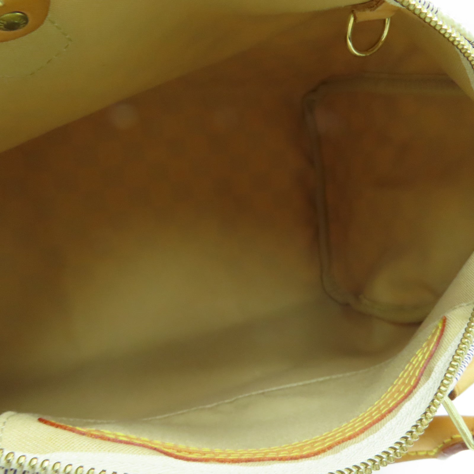 LOUIS VUITTON [Sharp Discount] Damier Azur Speedy 30 Gold Buckle Hand Bag Beige