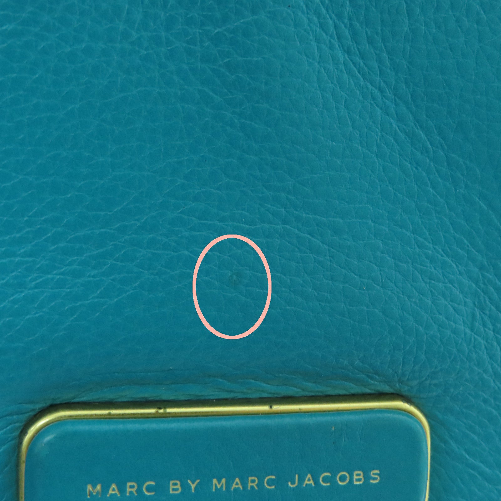 MARC BY MARC JACOBS 牛皮皮革Shoulder Bag金扣肩背袋绿色