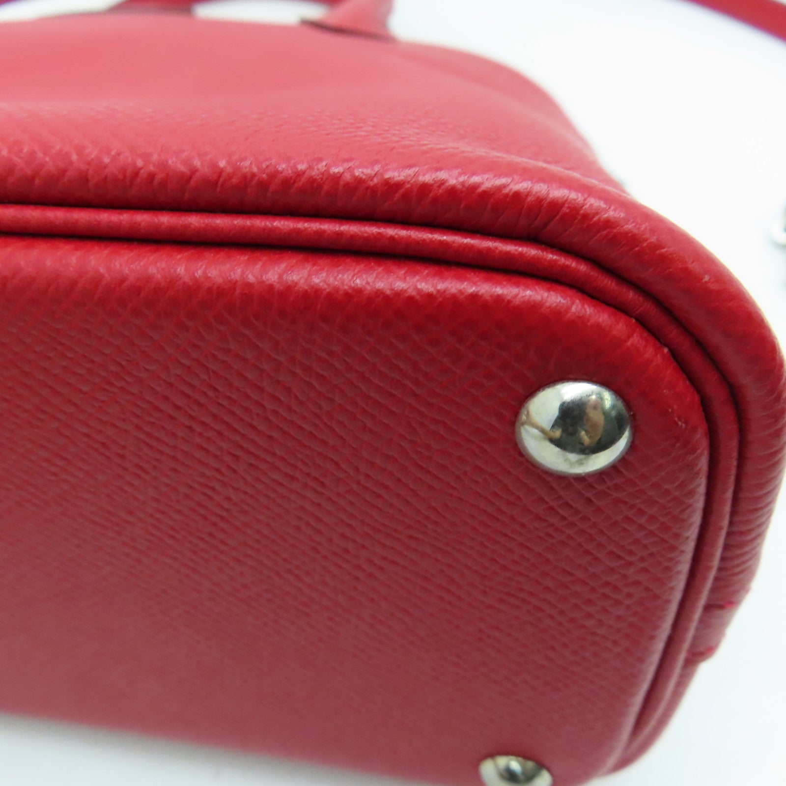HERMES 【激減優惠】Epsom皮革Bolide 27 Hand Bag銀扣手挽袋紅色
