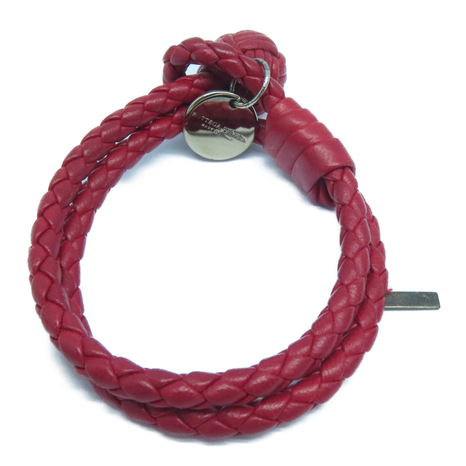 BOTTEGA VENETA 牛皮皮革Bracelet手链红色
