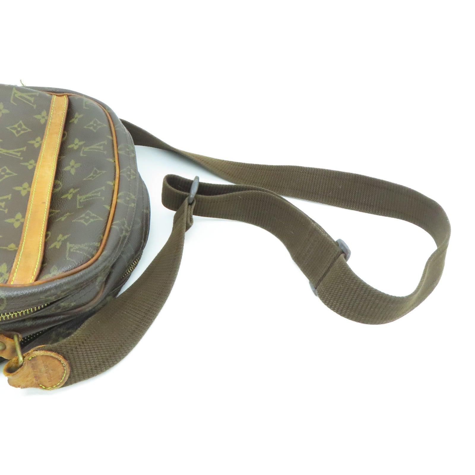 LOUIS VUITTON 【激減優惠】Monogram Reporter金扣肩背袋棕色