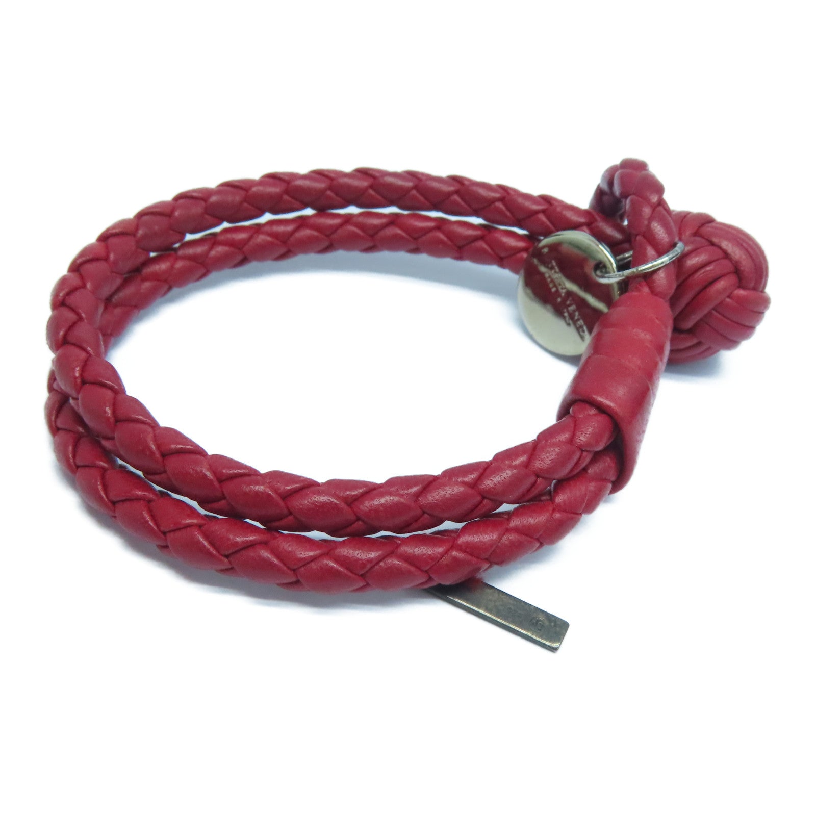 BOTTEGA VENETA 牛皮皮革Bracelet手链红色