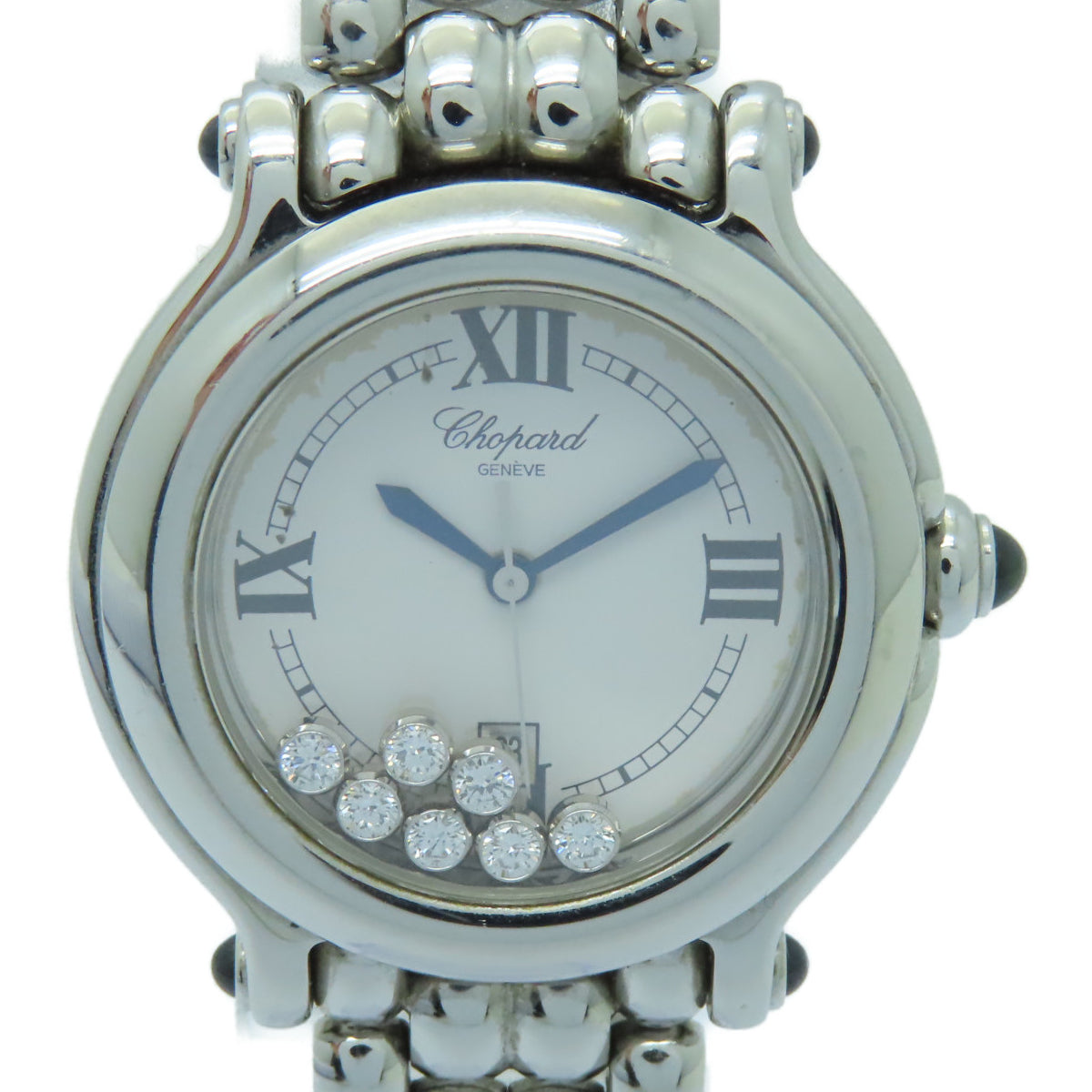 Chopard Happy Diamonds不鏽鋼手錶石英機芯白色