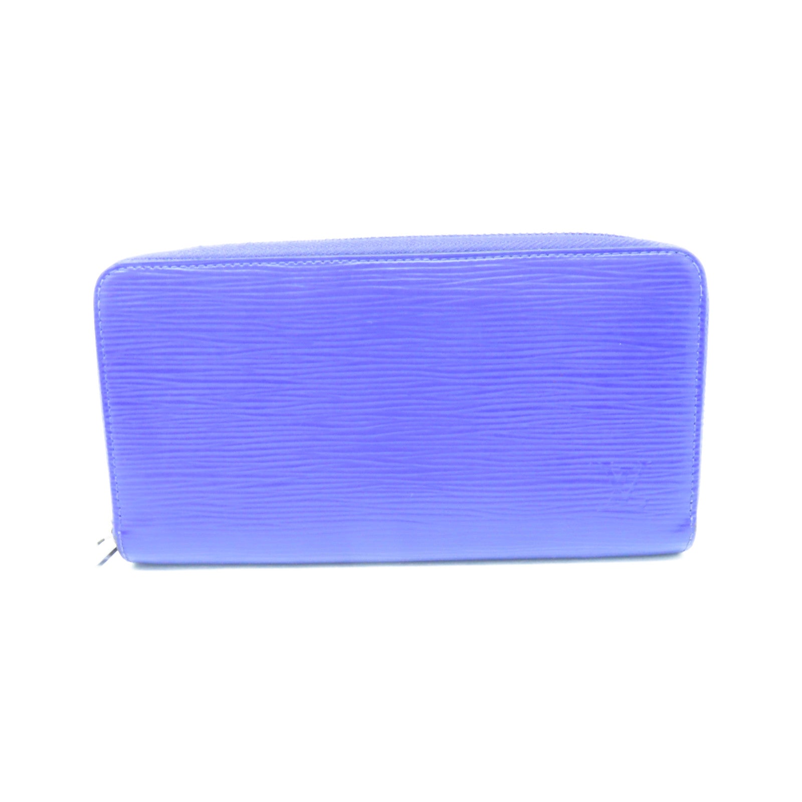 LOUIS VUITTON Epi Zipper Wallet银扣长钱包紫色