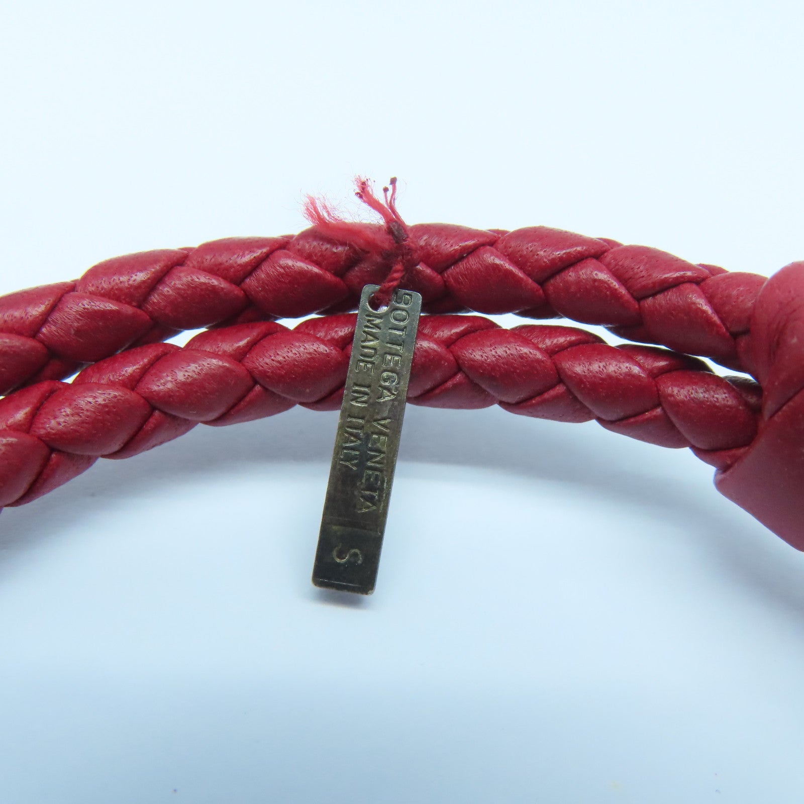 BOTTEGA VENETA 牛皮皮革Bracelet手链红色