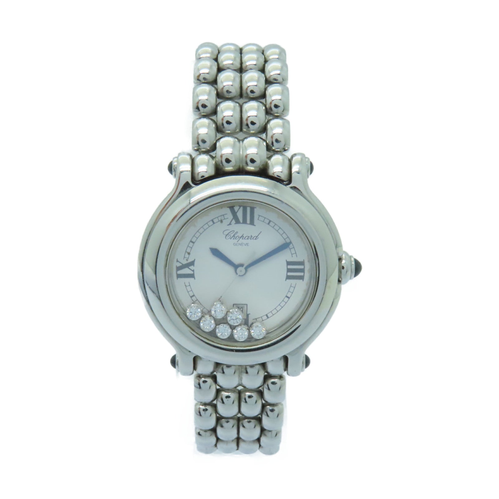 Chopard Happy Diamonds不鏽鋼手錶石英機芯白色