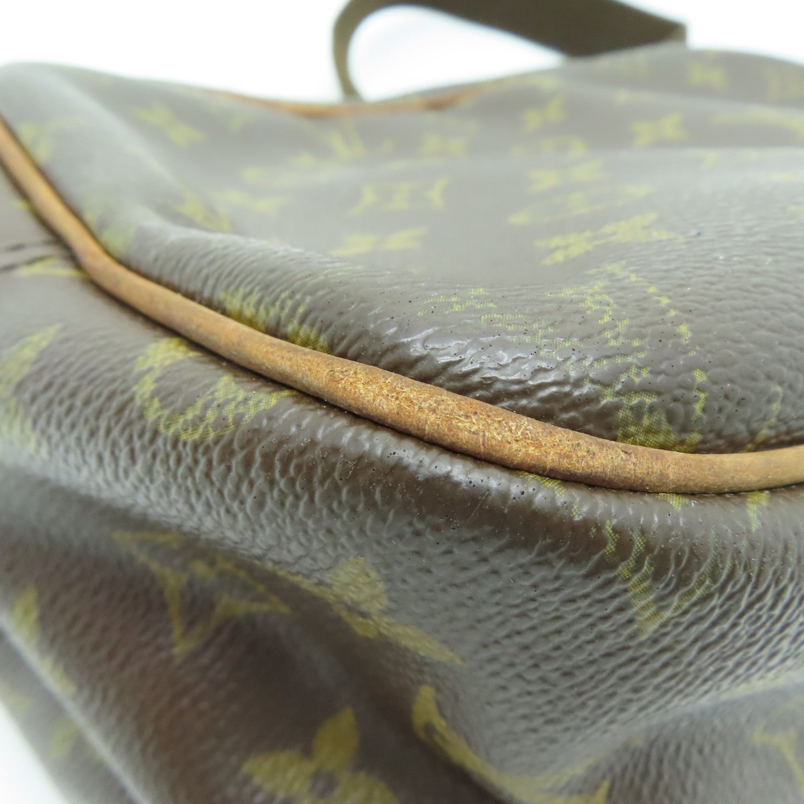 LOUIS VUITTON 【激減優惠】Monogram Reporter金扣肩背袋棕色