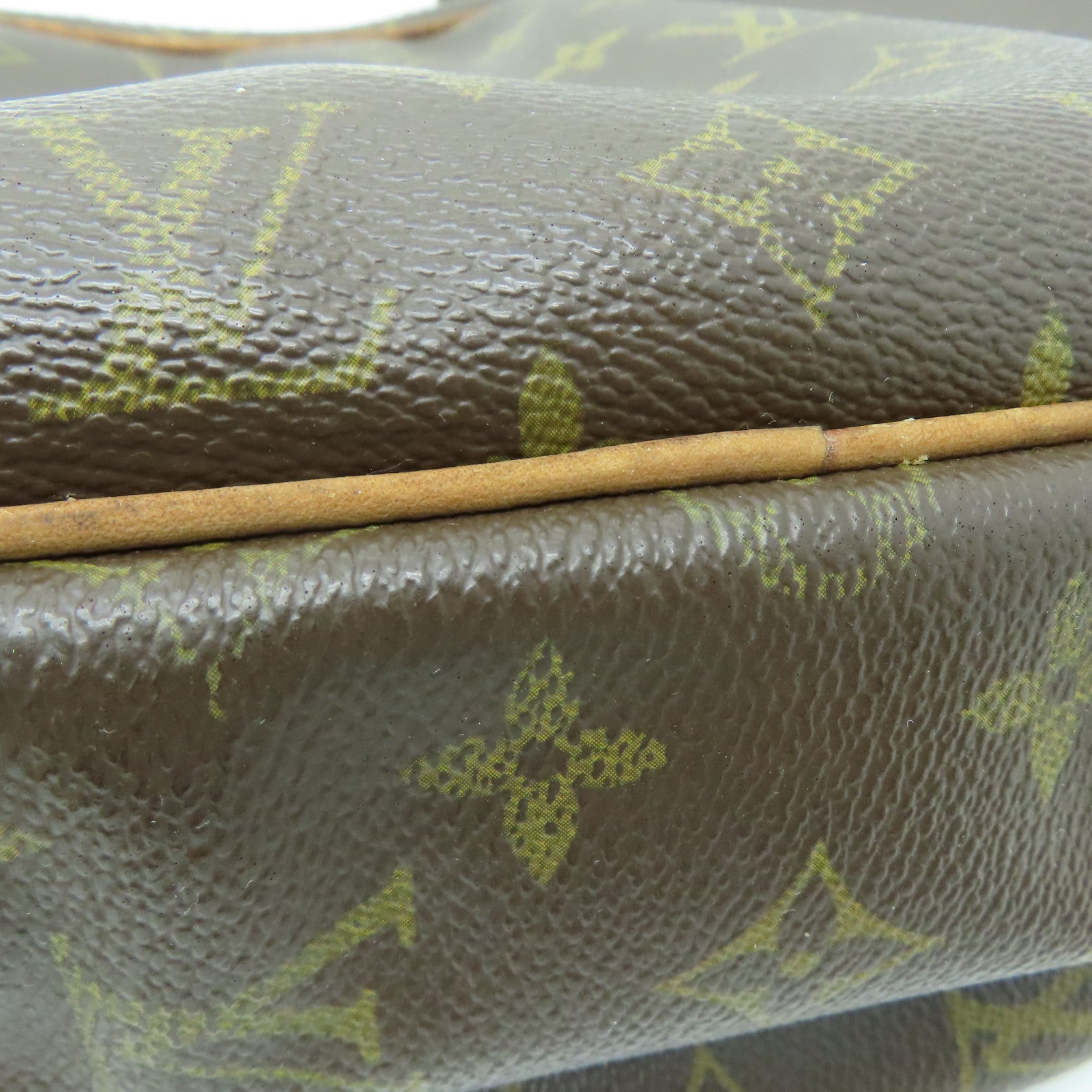 LOUIS VUITTON 【激減優惠】Monogram Reporter金扣肩背袋棕色