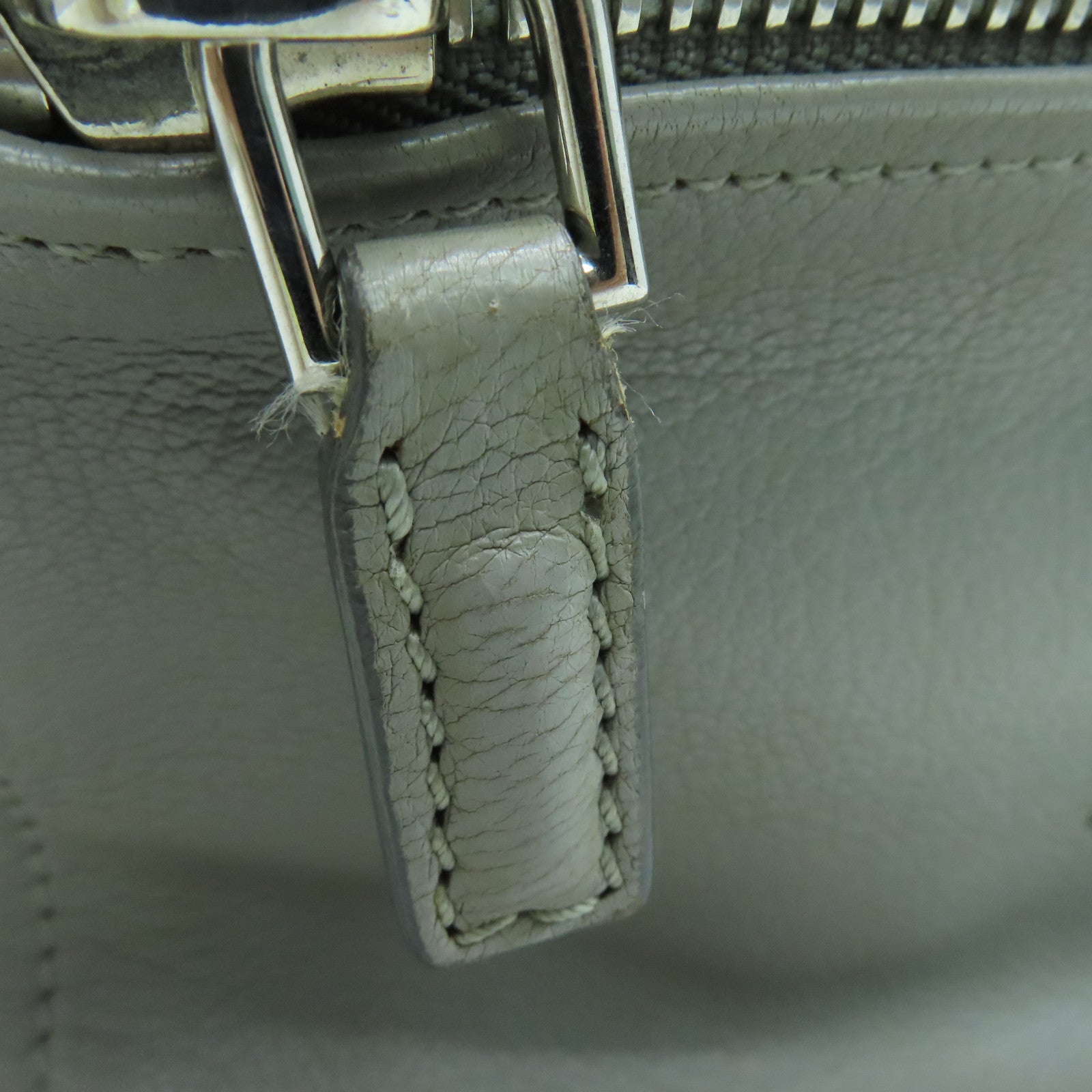 GIVENCHY 牛皮皮革Pandora手挽肩背两用袋银扣灰色