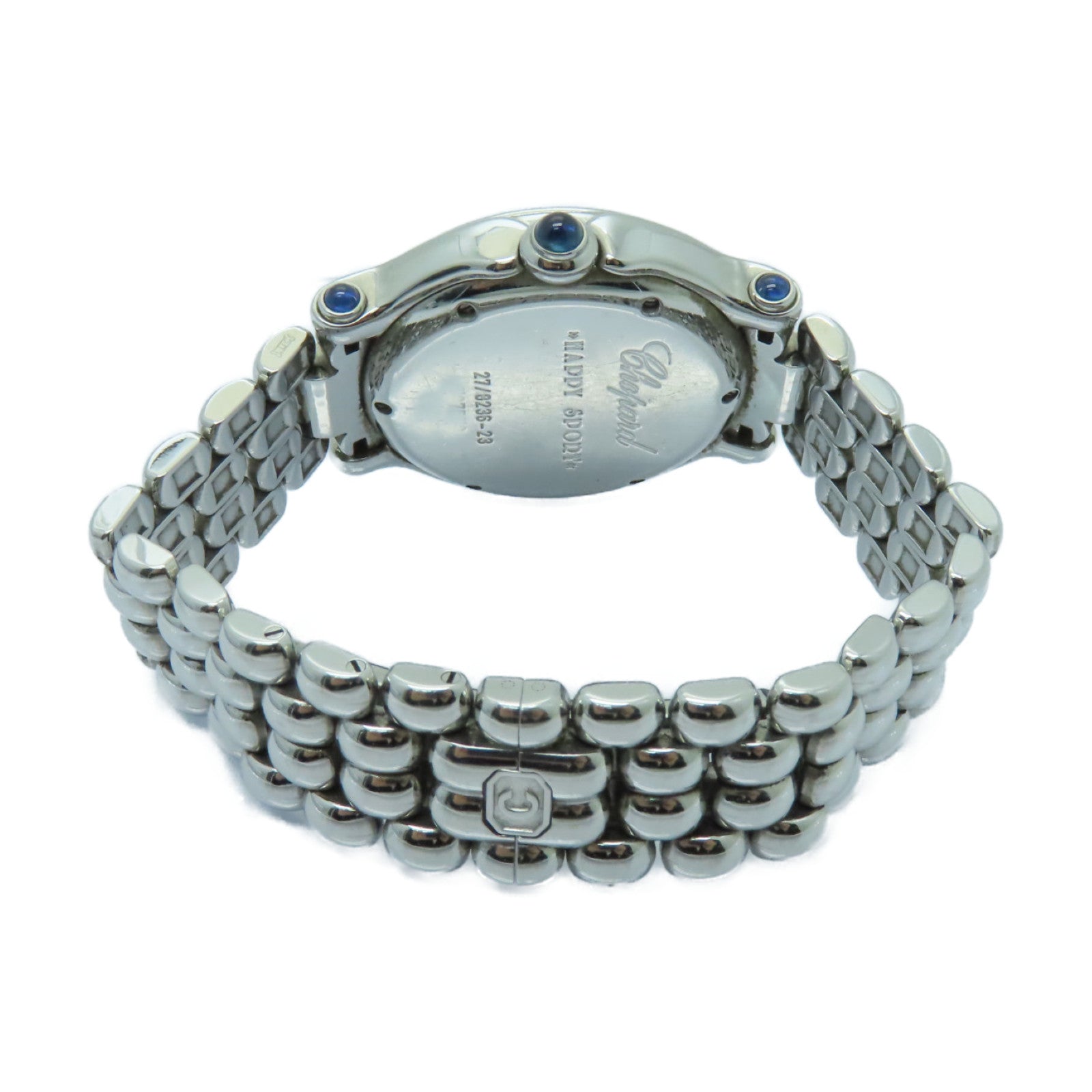 Chopard Happy Diamonds不鏽鋼手錶石英機芯白色