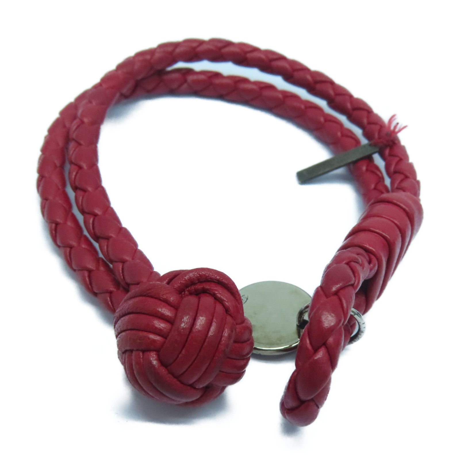 BOTTEGA VENETA 牛皮皮革Bracelet手链红色