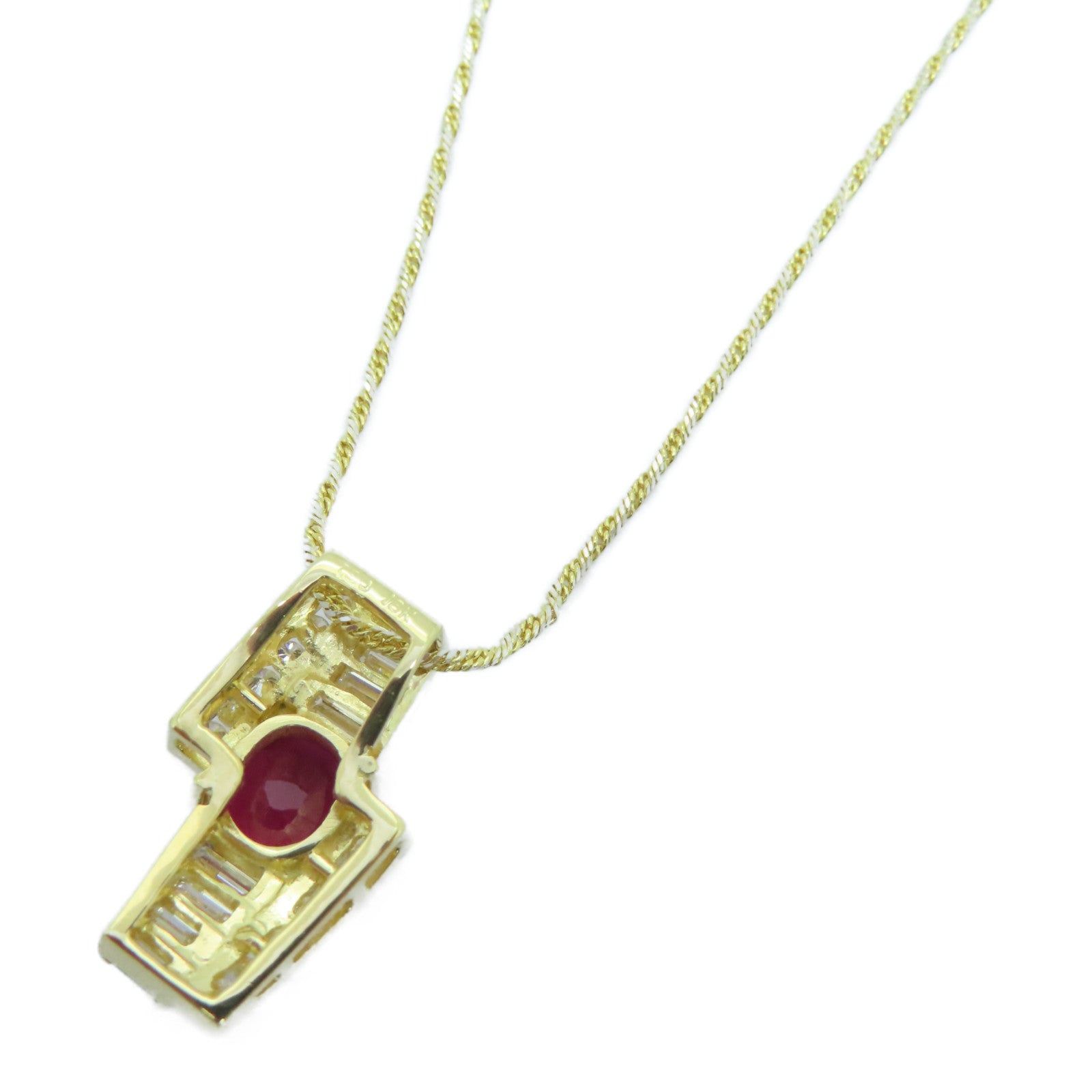 JEWELRY [Sharp Discount] 18K Gold Ruby Necklace Ruby Necklace