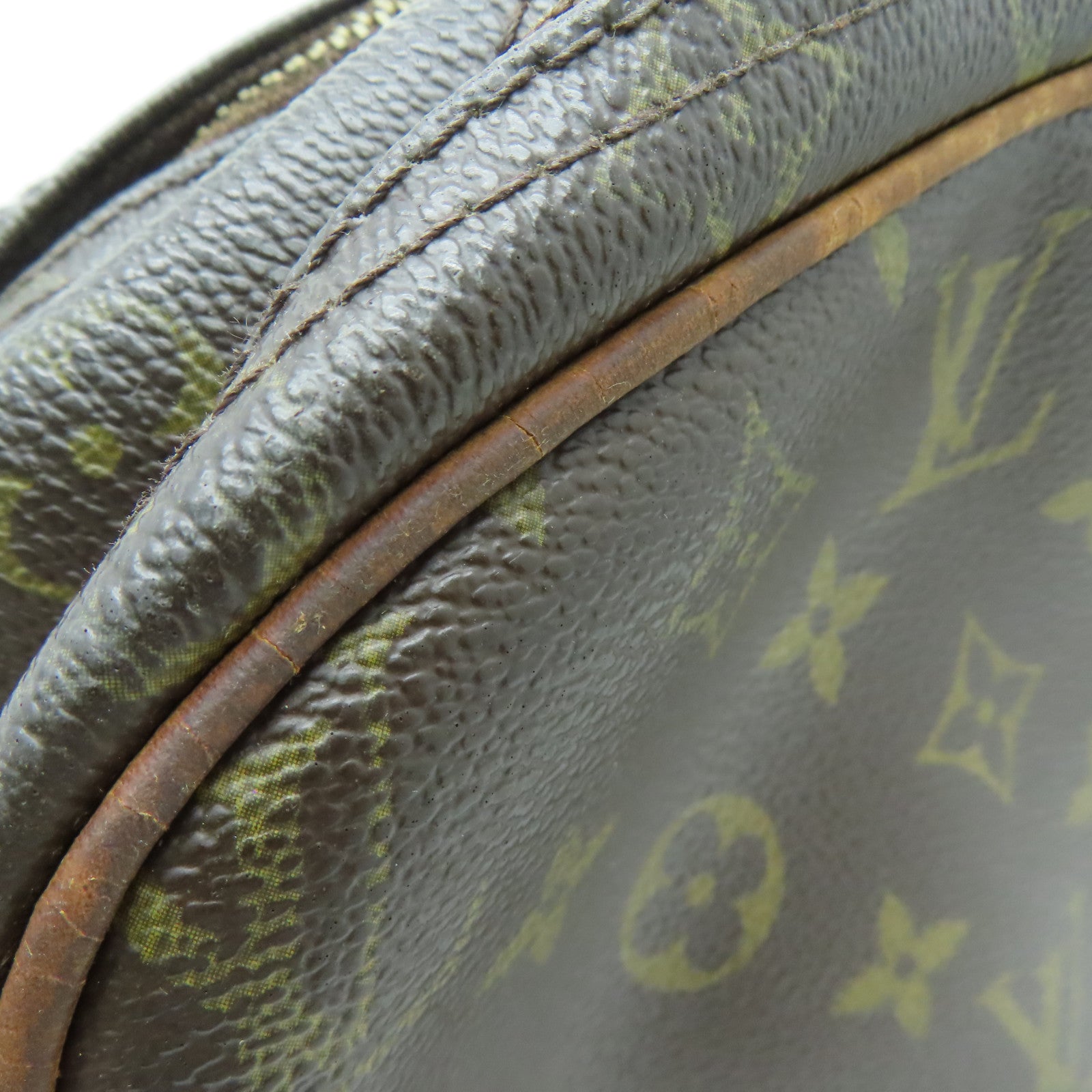LOUIS VUITTON 【激減優惠】Monogram Reporter金扣肩背袋棕色
