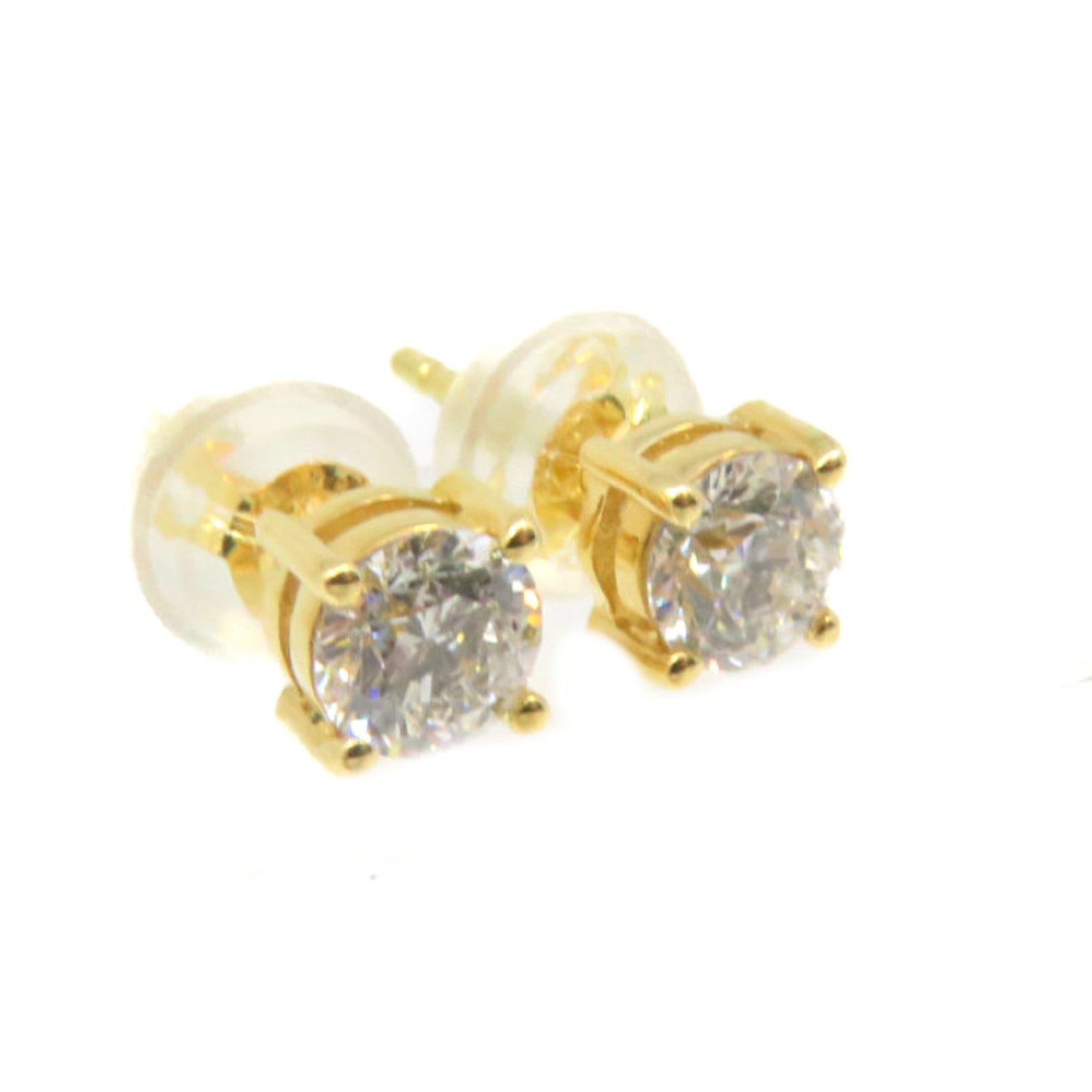 JEWELRY 18K Gold/0.50ct Diamond Diamond Earrings