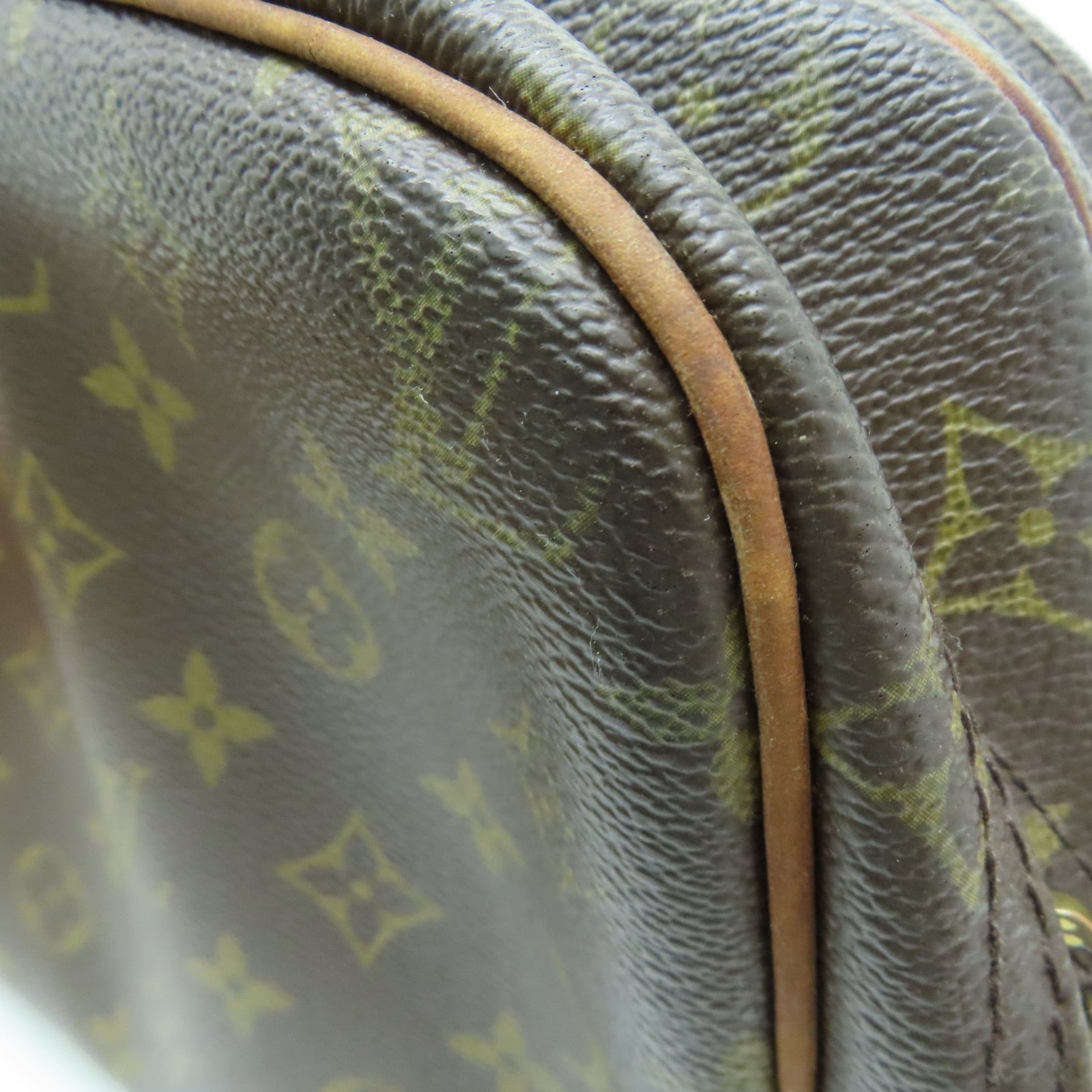 LOUIS VUITTON 【激減優惠】Monogram Reporter金扣肩背袋棕色