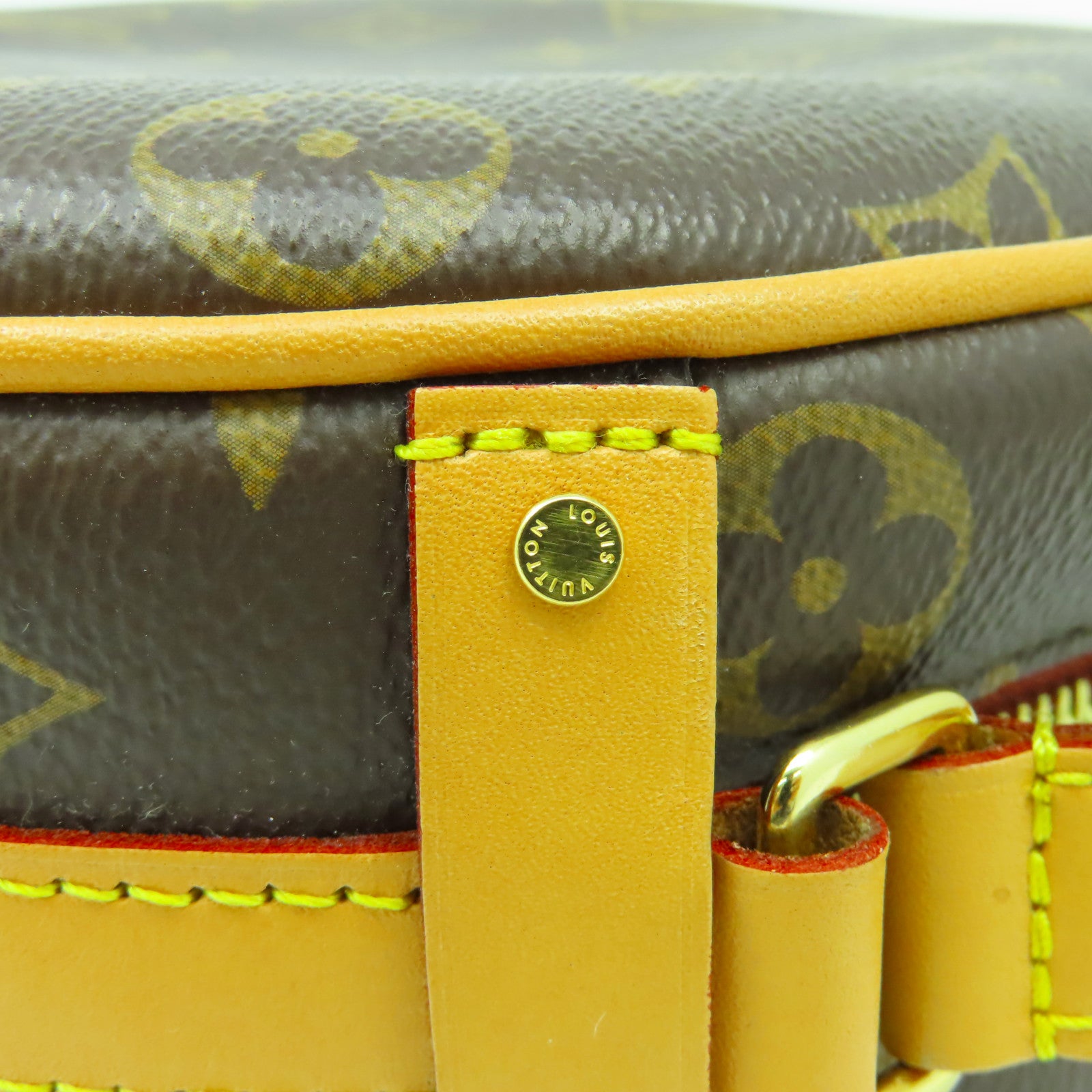LOUIS VUITTON Monogram Boite Chapeau Souple PM金扣肩背袋啡色