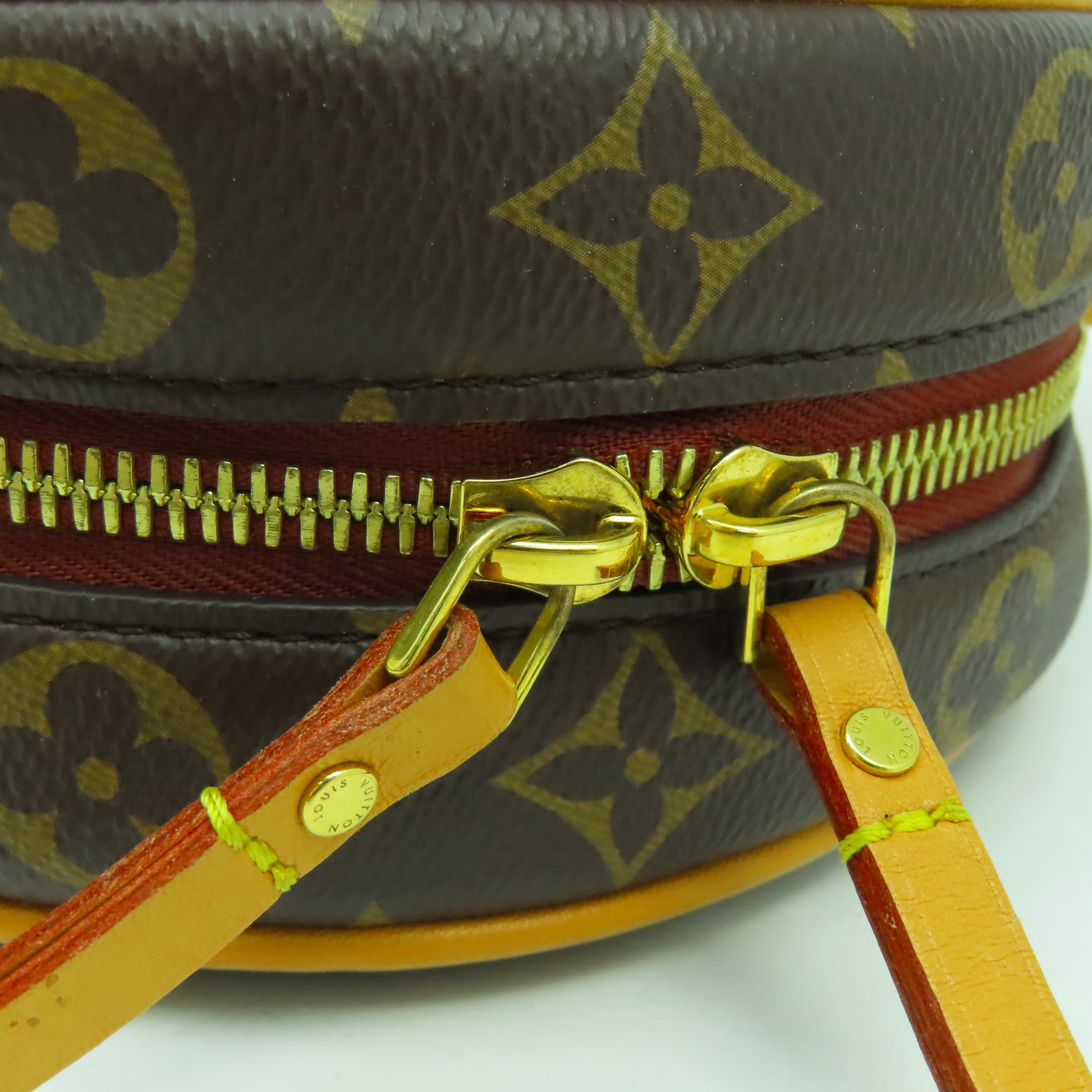LOUIS VUITTON Monogram Boite Chapeau Souple PM金扣肩背袋啡色