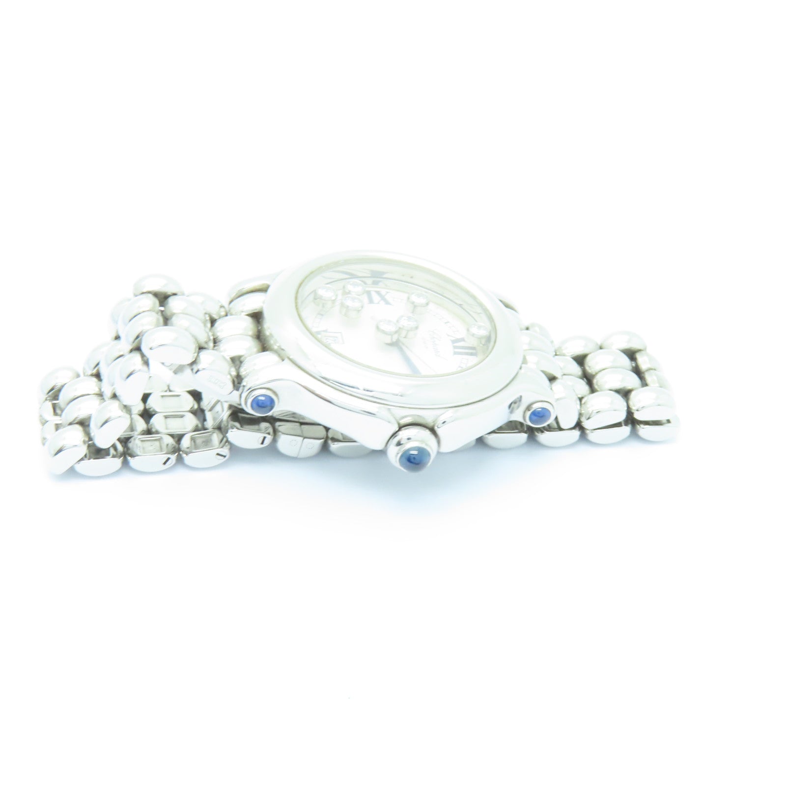 Chopard Happy Diamonds不鏽鋼手錶石英機芯白色