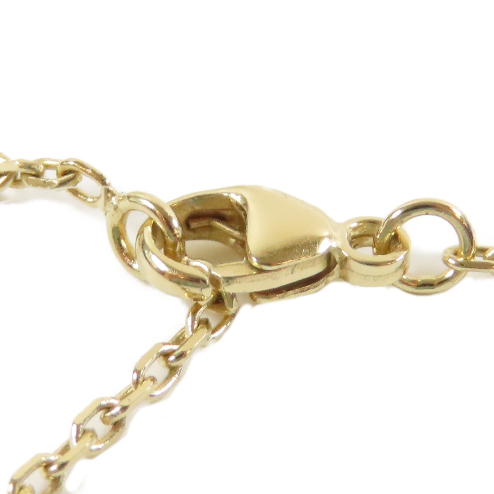HERMES 水牛角/金屬Amulette Maroquinier pendant Necklace Kelly Bag項鍊金色#44cm