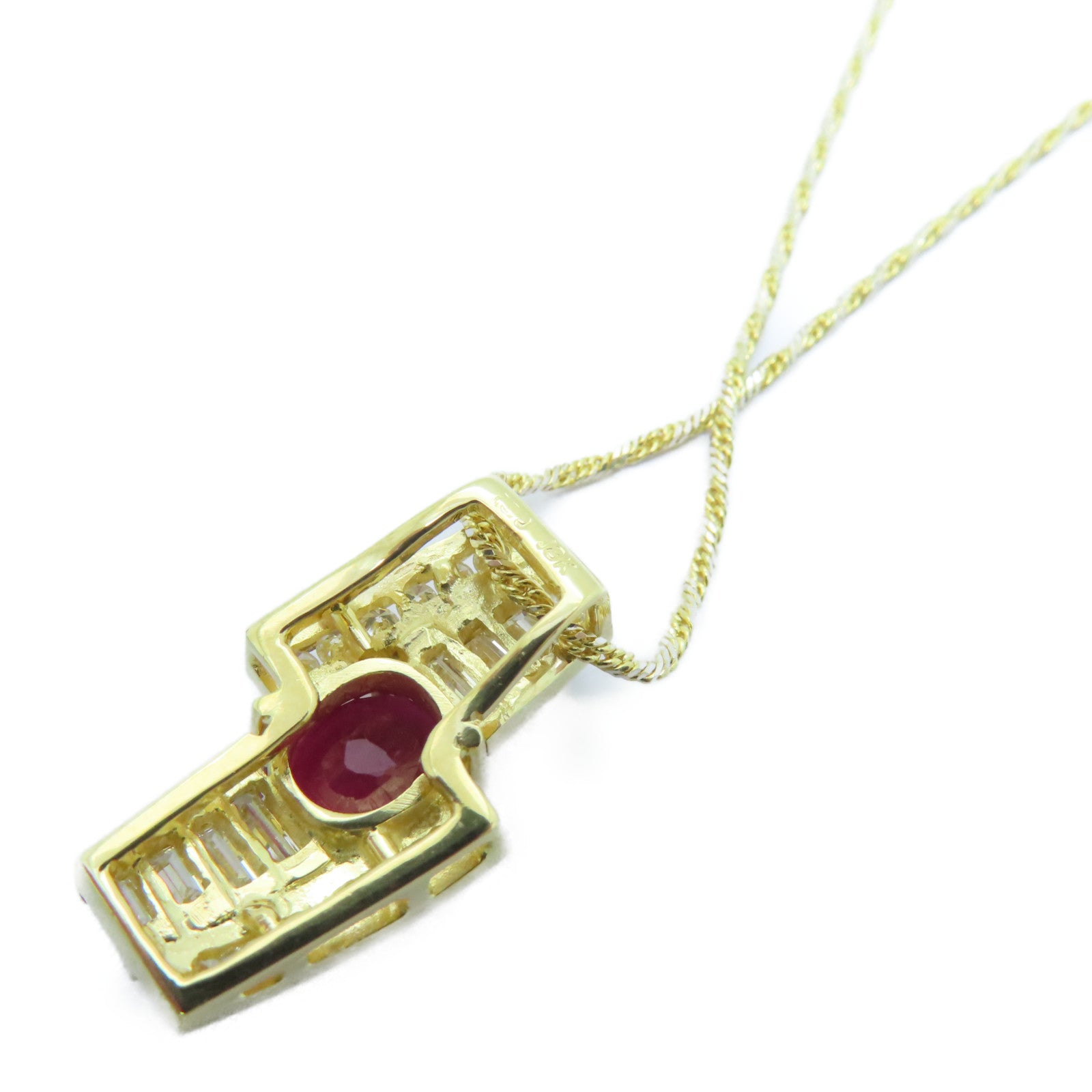 JEWELRY [Sharp Discount] 18K Gold Ruby Necklace Ruby Necklace