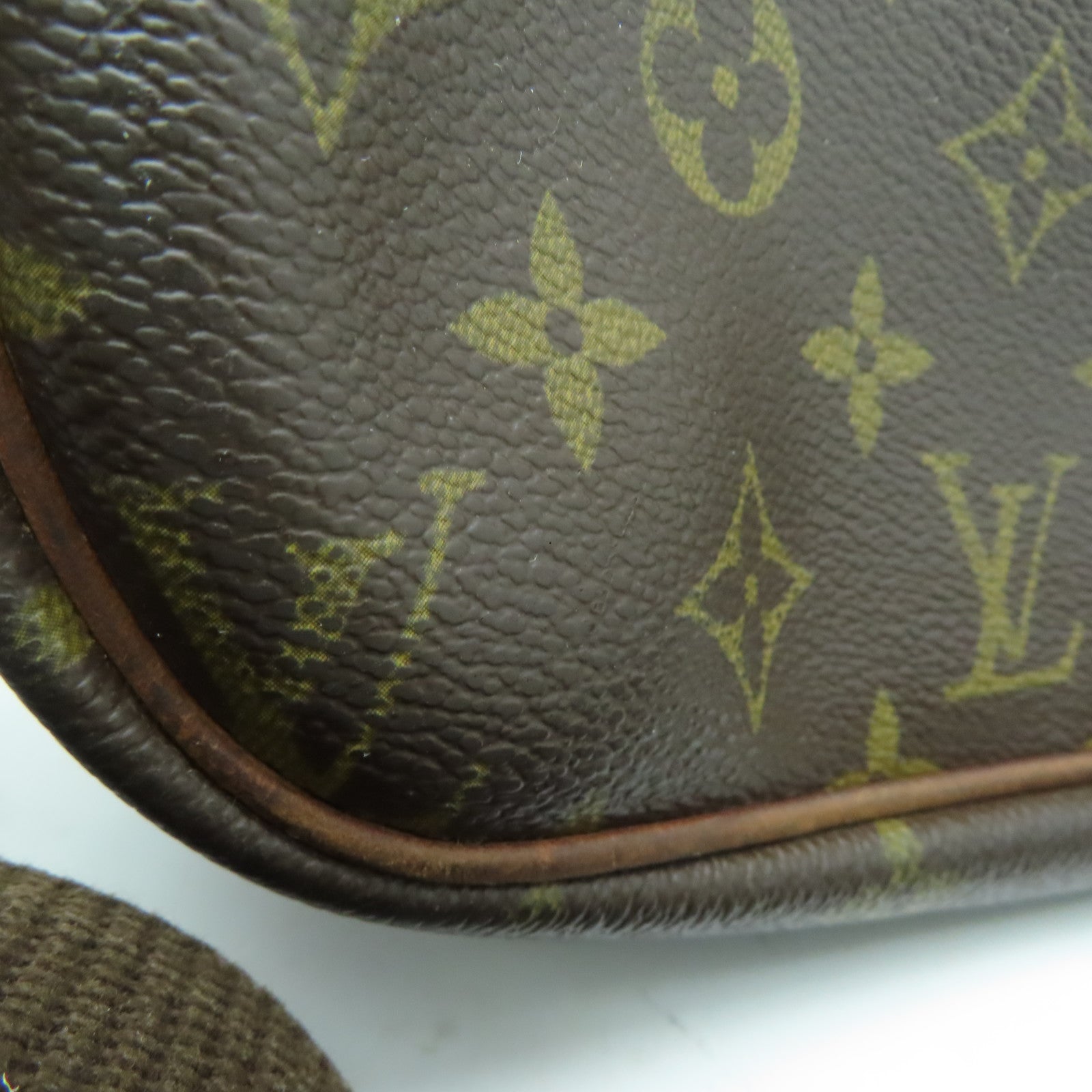 LOUIS VUITTON 【激減優惠】Monogram Reporter金扣肩背袋棕色