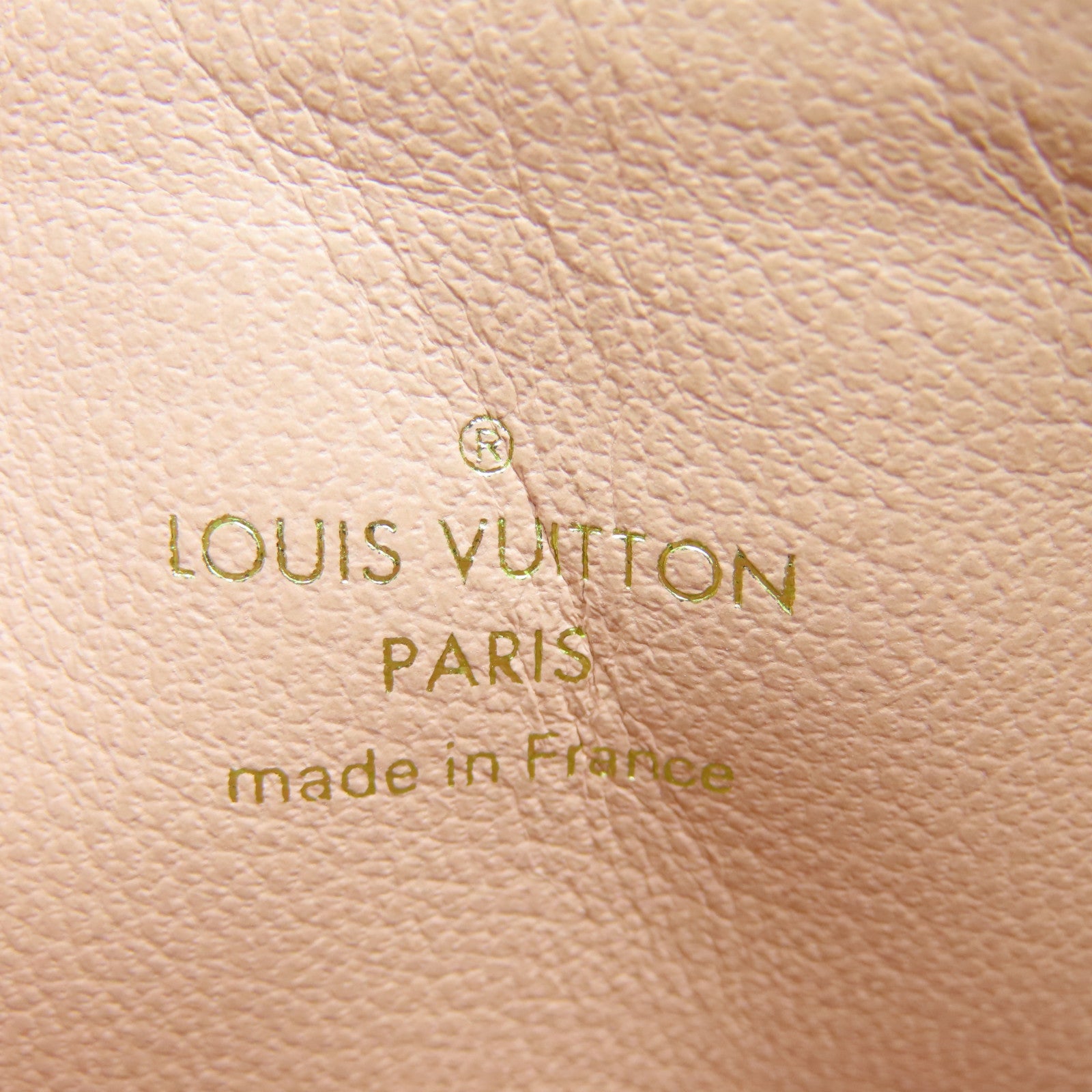LOUIS VUITTON sheepskin leather Coussin PM gold buckle shoulder bag cream